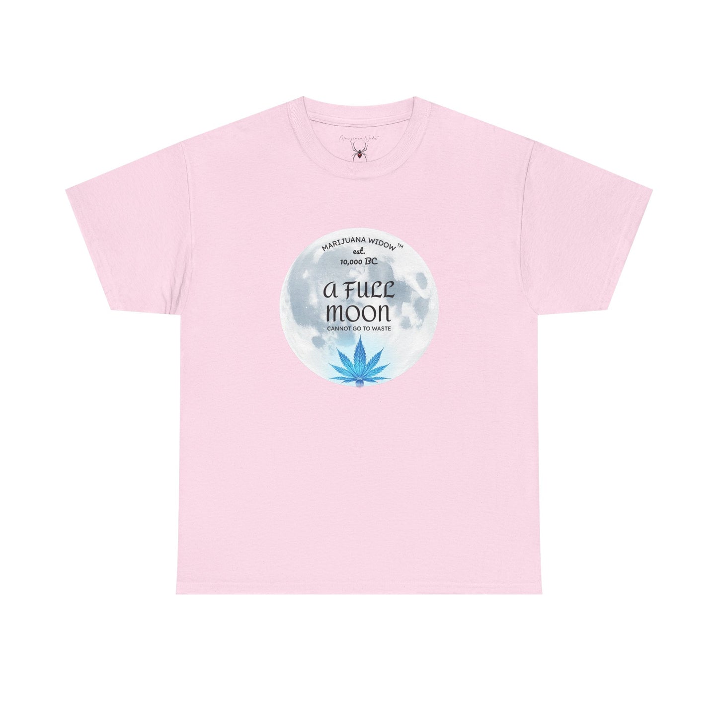 Full Moon Marijuana Flower - Unisex T-shirt