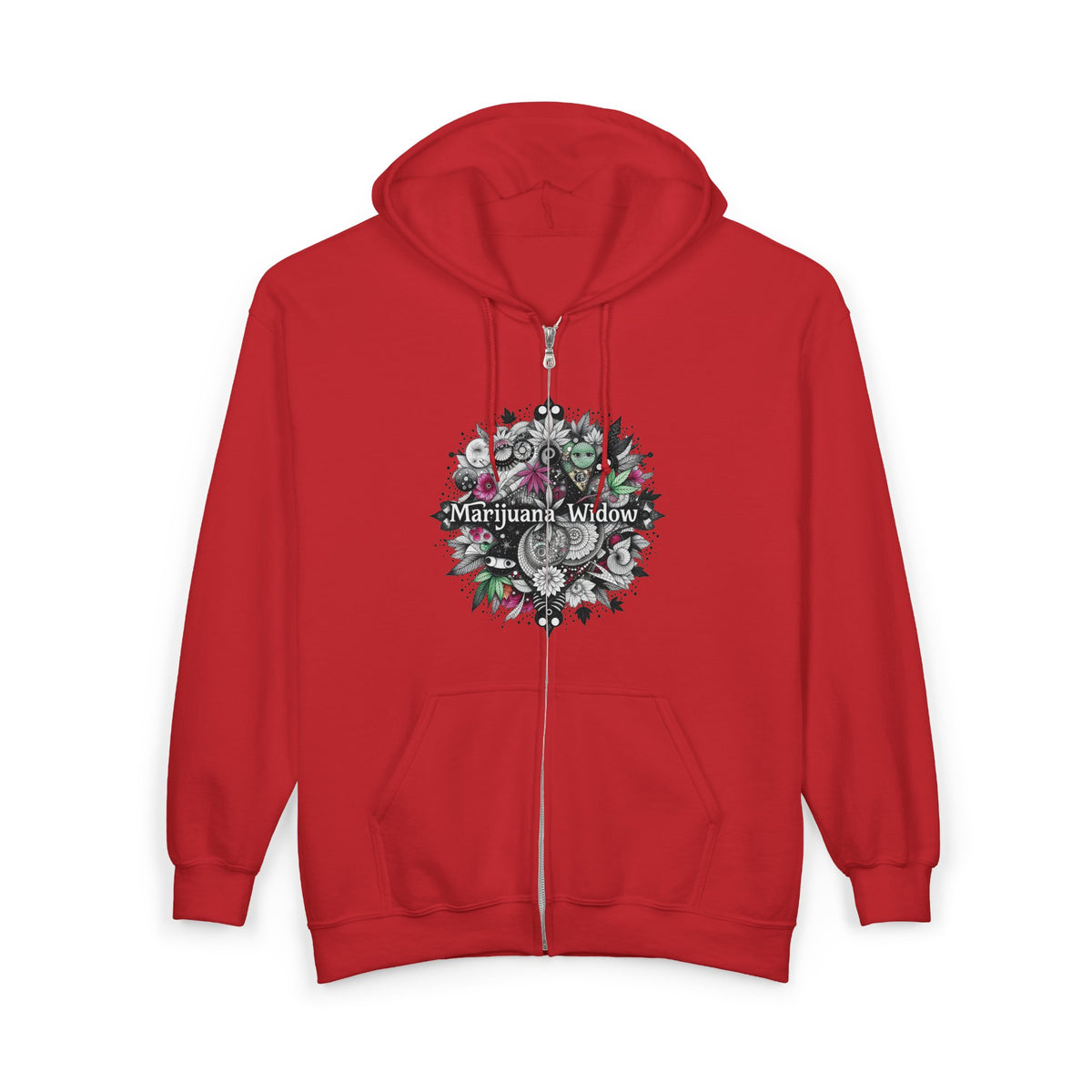 Angel Wings - Just A Girl - Graphic Full-Zip Unisex Sweatshirt