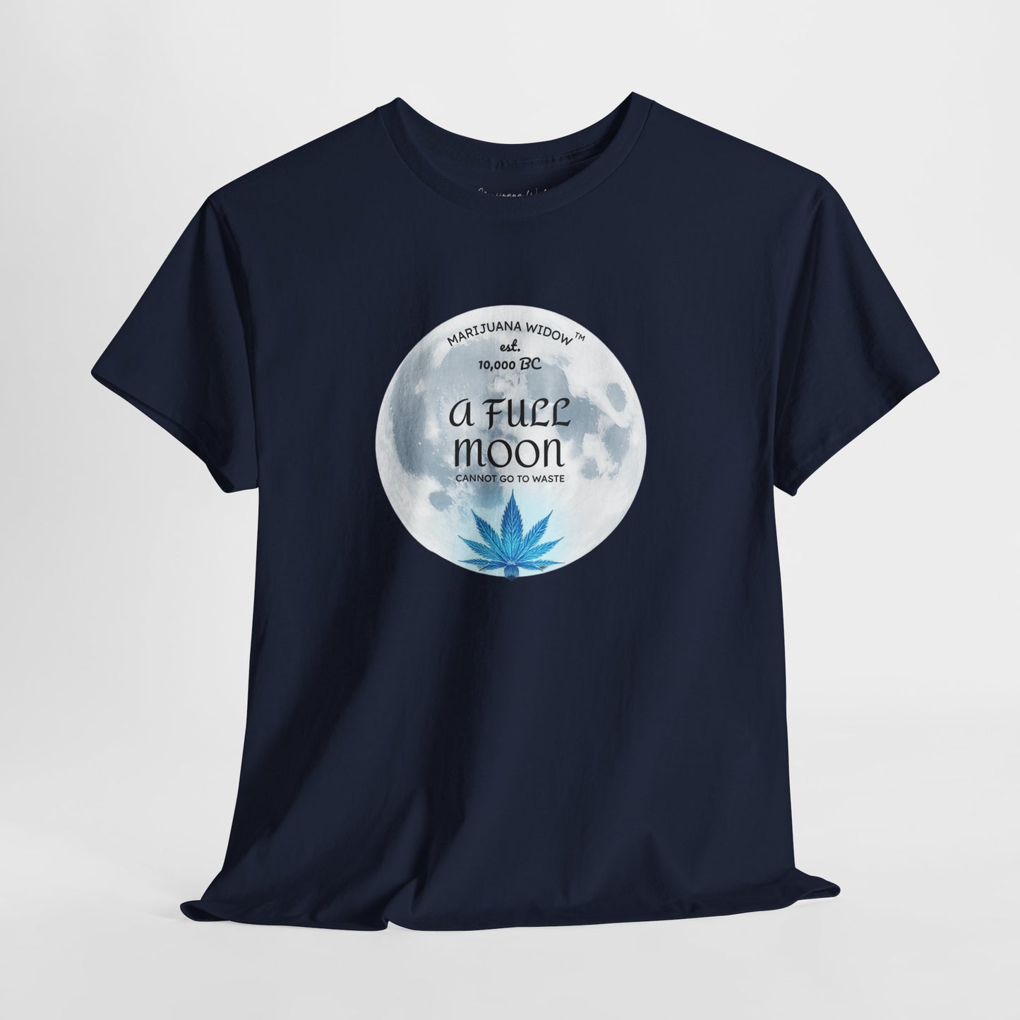 Full Moon Marijuana Flower - Unisex T-shirt