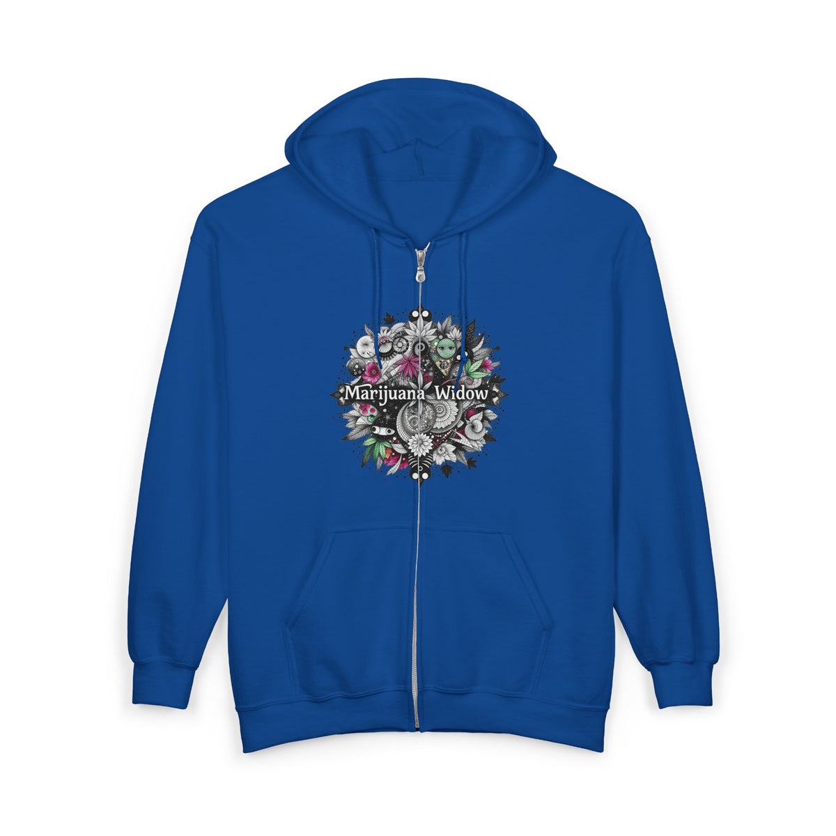 Angel Wings - Just A Girl - Graphic Full-Zip Unisex Sweatshirt