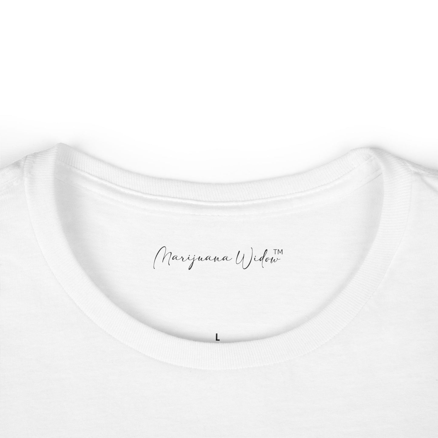 Angel Goddess Ying Yang — Whimsical Botanical Art Women's T-shirt