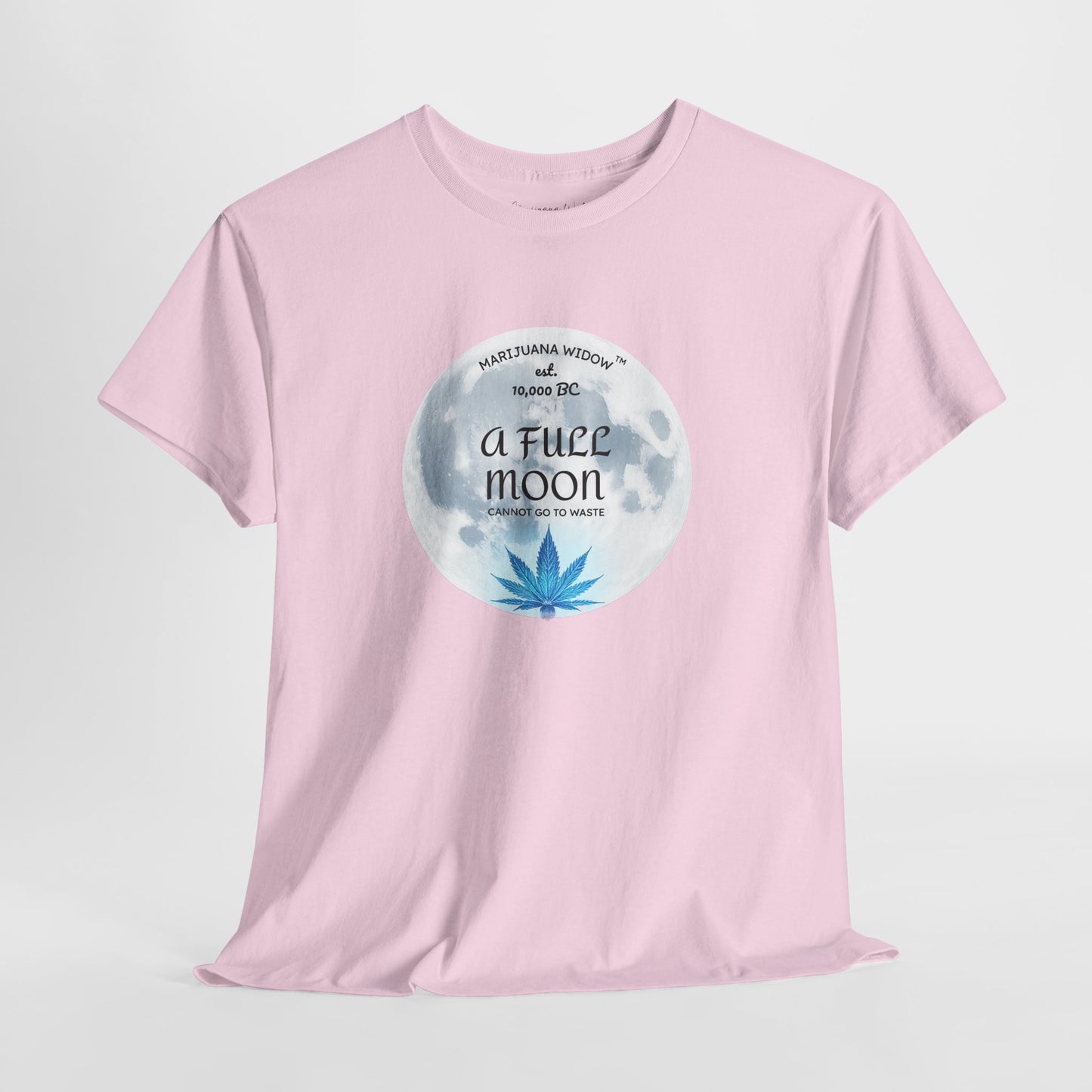Full Moon Marijuana Flower - Unisex T-shirt
