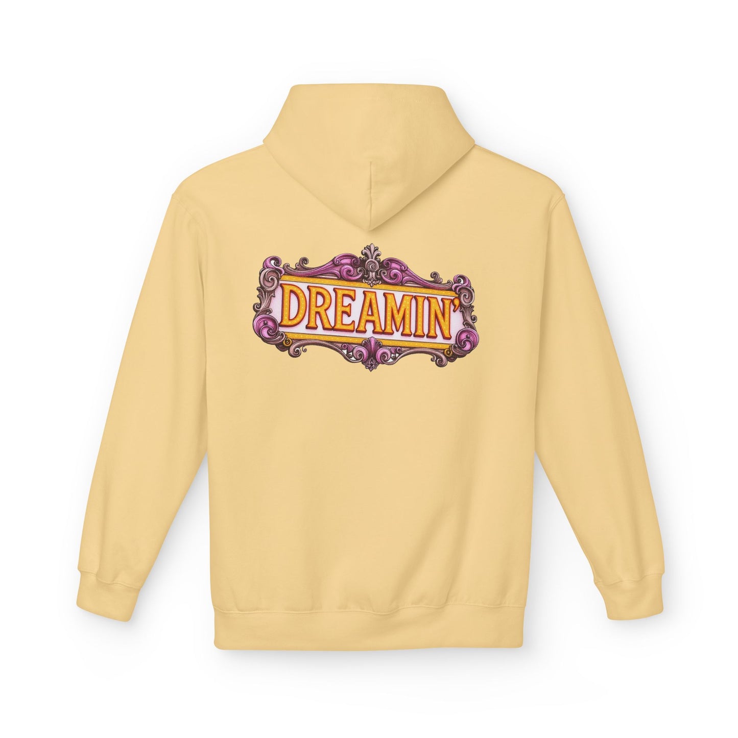 Goth Fairy - Dreamin' Butterfly Hoodie — Vintage Floral Graphic Unisex Pullover