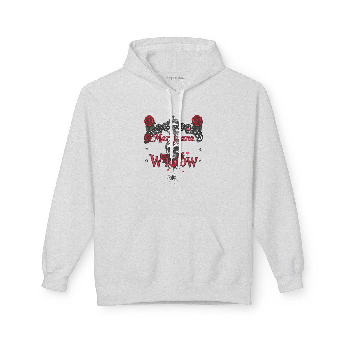 Royalty Hoodie - Skull Spider Rose Gothic Floral Graphic Pullover