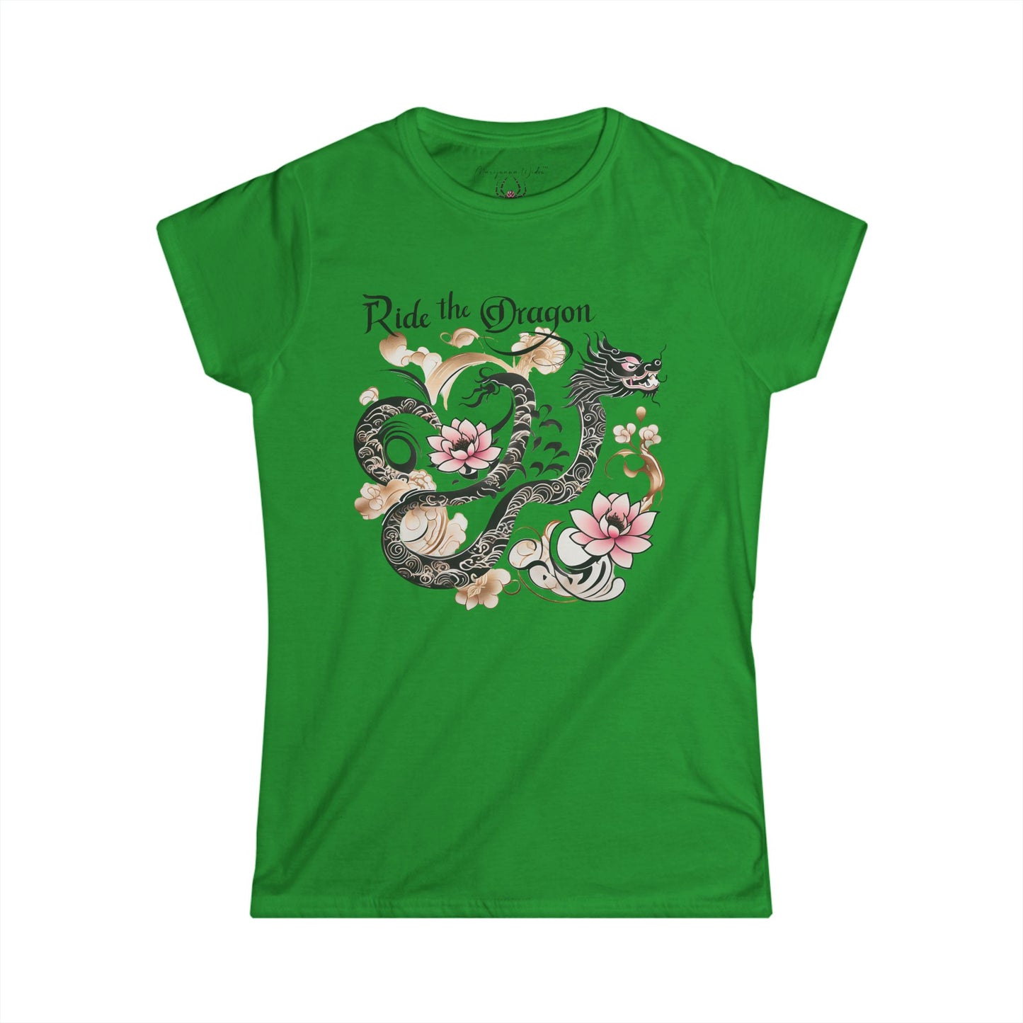 Ride the Dragon - Dragon & Cherry Blossom Women's Tee