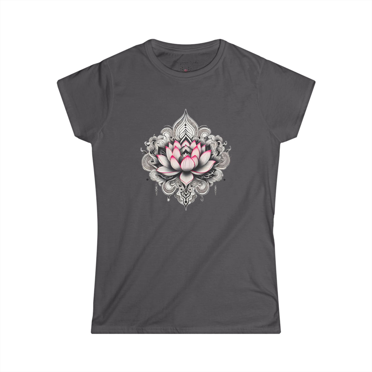 Lotus Mandala Women’s Tee — Pink Lotus Women's T-Shirt - Marijuana Widow