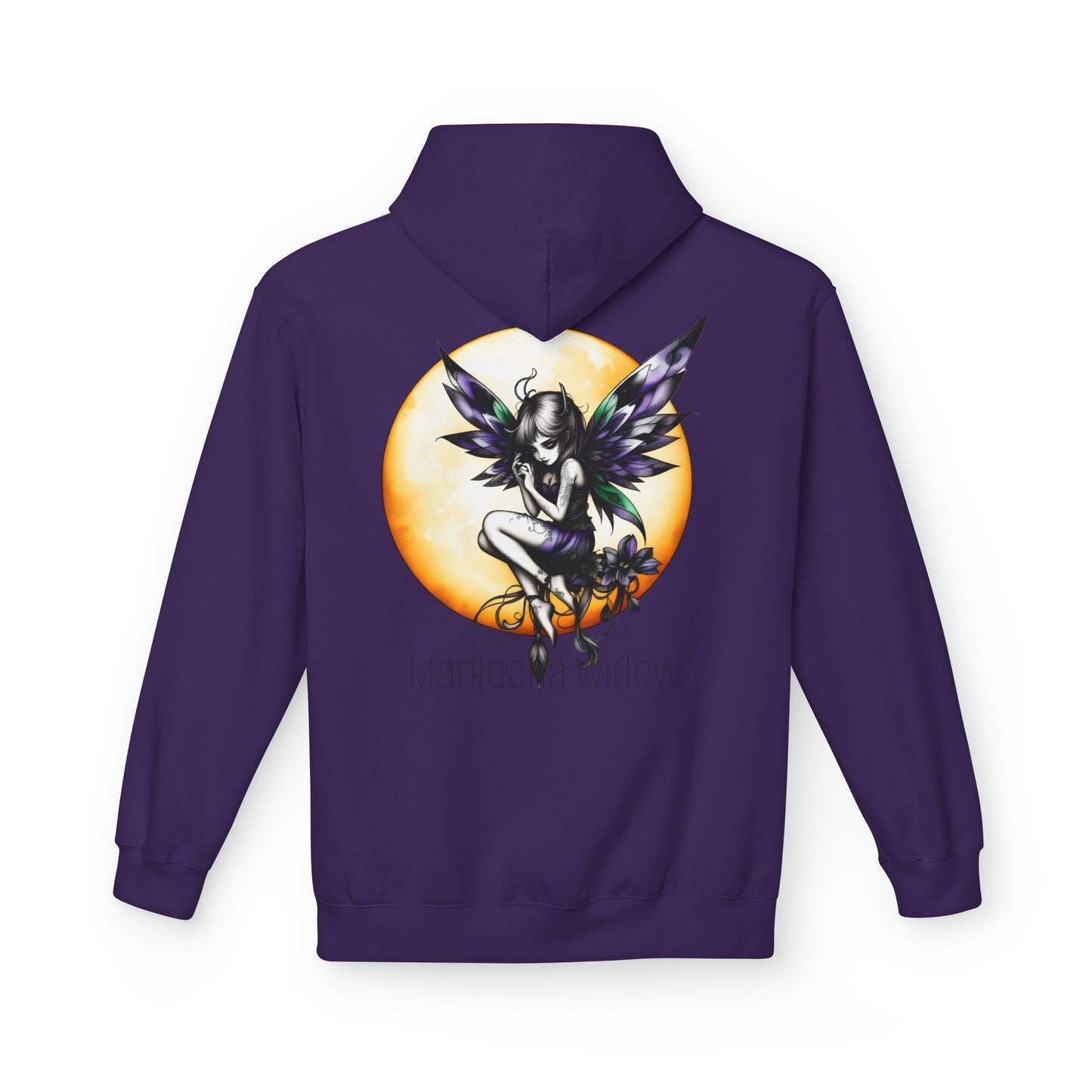 Little Girl in the Moon - Moonlight Fairy Hoodie — Whimsical Nighttime Fantasy Pullover