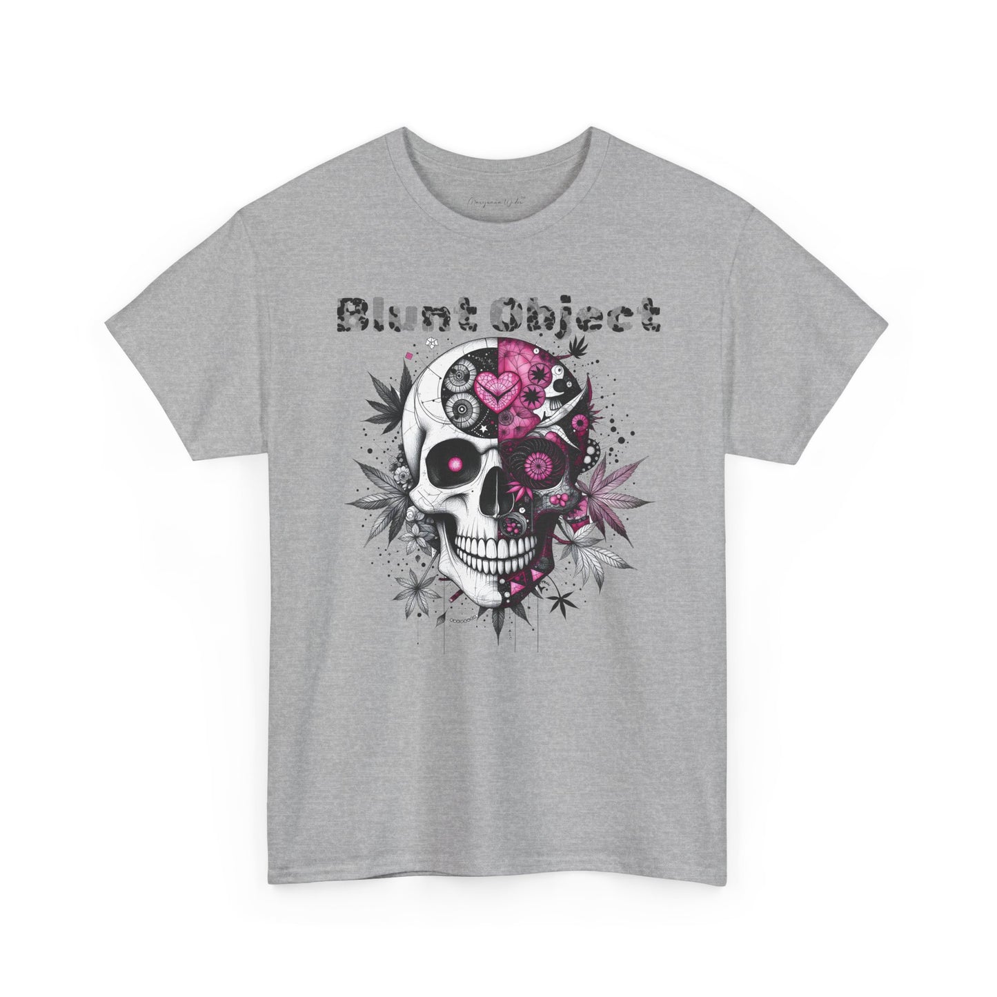 Blunt Object - Skull with Hearts Unisex Tee