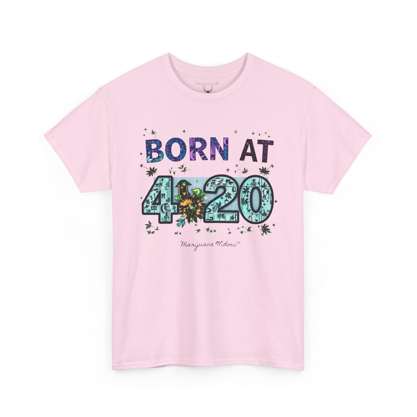 Born at 4/20 T-Shirt — Cannabis Birthday Tee