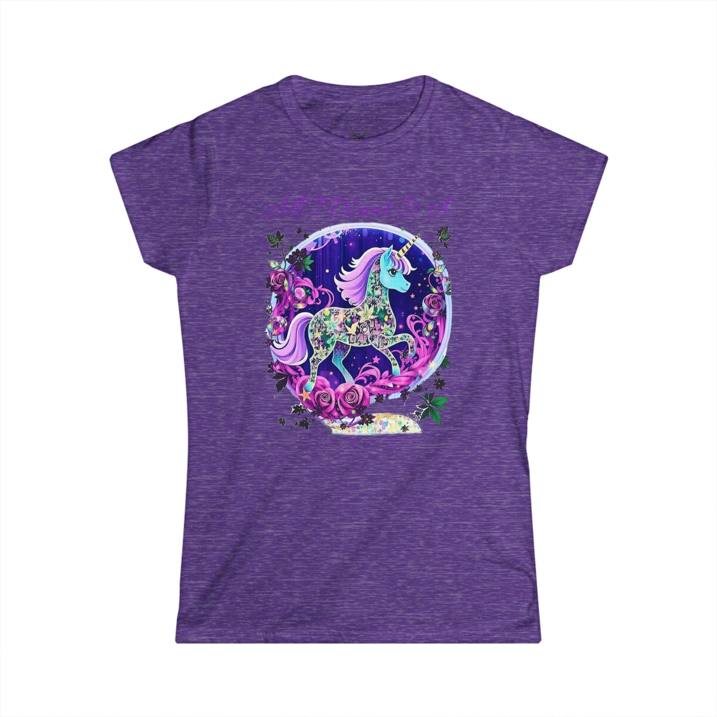 All I Want Is a Unicorn (Pink) — Women's Tee