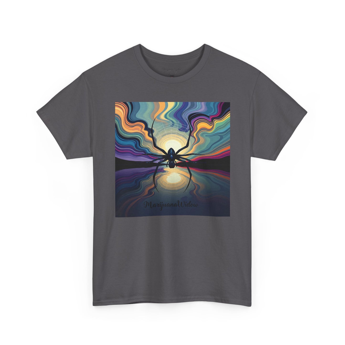 Psychedelic Sunset Spider - Unisex T-Shirt