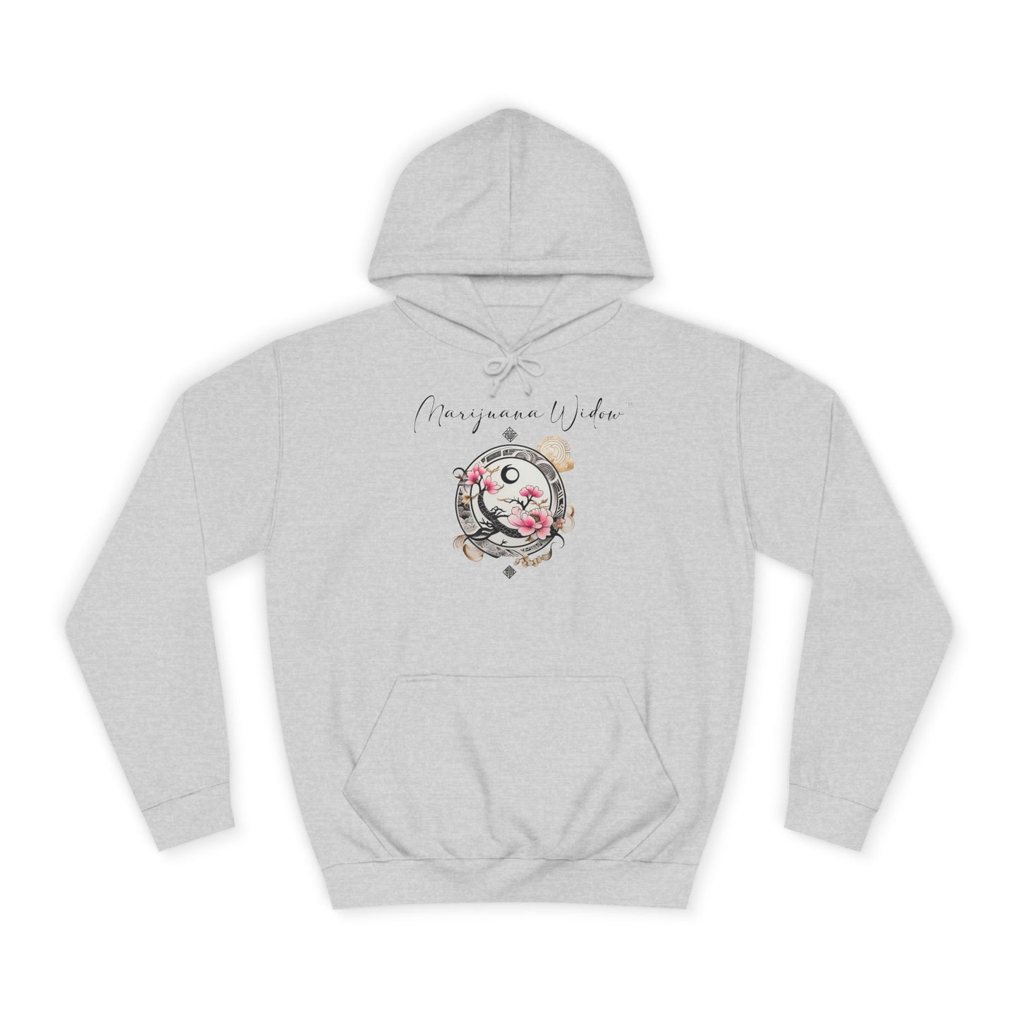 Ride the Dragon - Dragon Floral Hoodie - Japanese-Inspired Unisex Hoodie