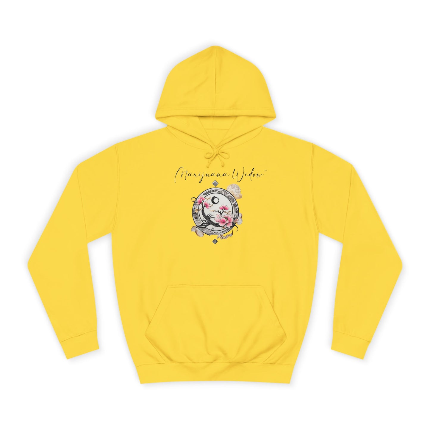 Ride the Dragon - Dragon Floral Hoodie - Japanese-Inspired Unisex Hoodie