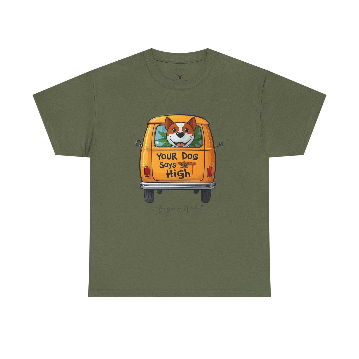 Camper Van High - Your Dog Says High Yellow Van - Unisex T-shirt
