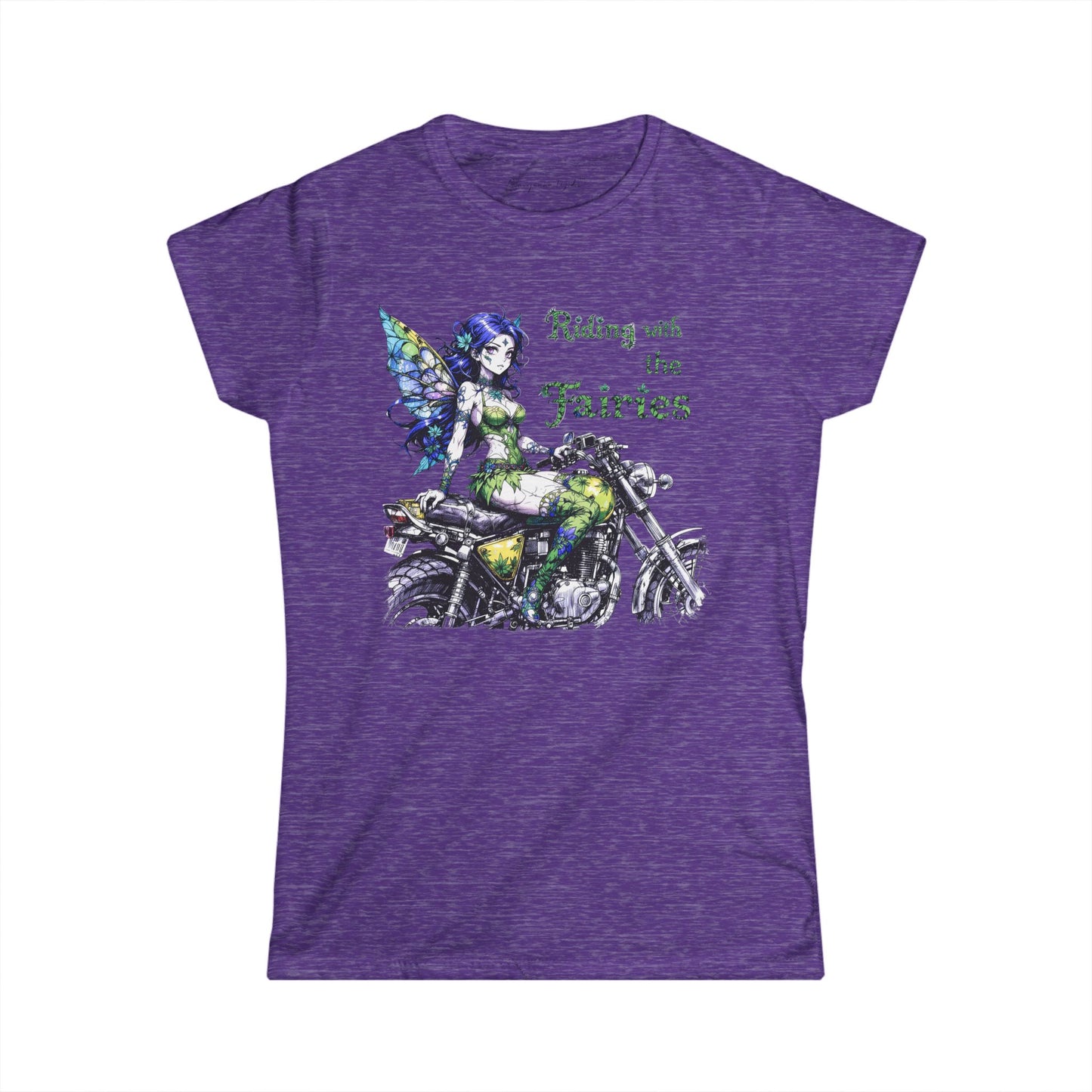 'Riding with the Fairies' Motorcycle Fairy - Fairy Anime - Women's Tee