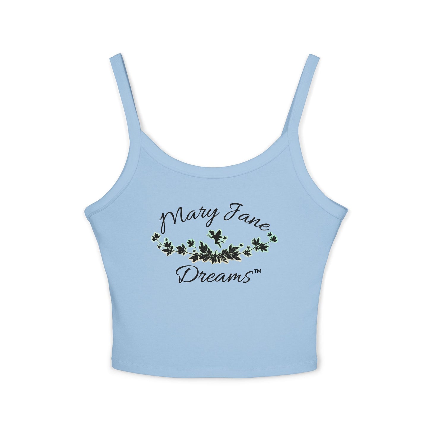 Mary Jane Dreams Tank Top — Women's Spaghetti Strap Crop