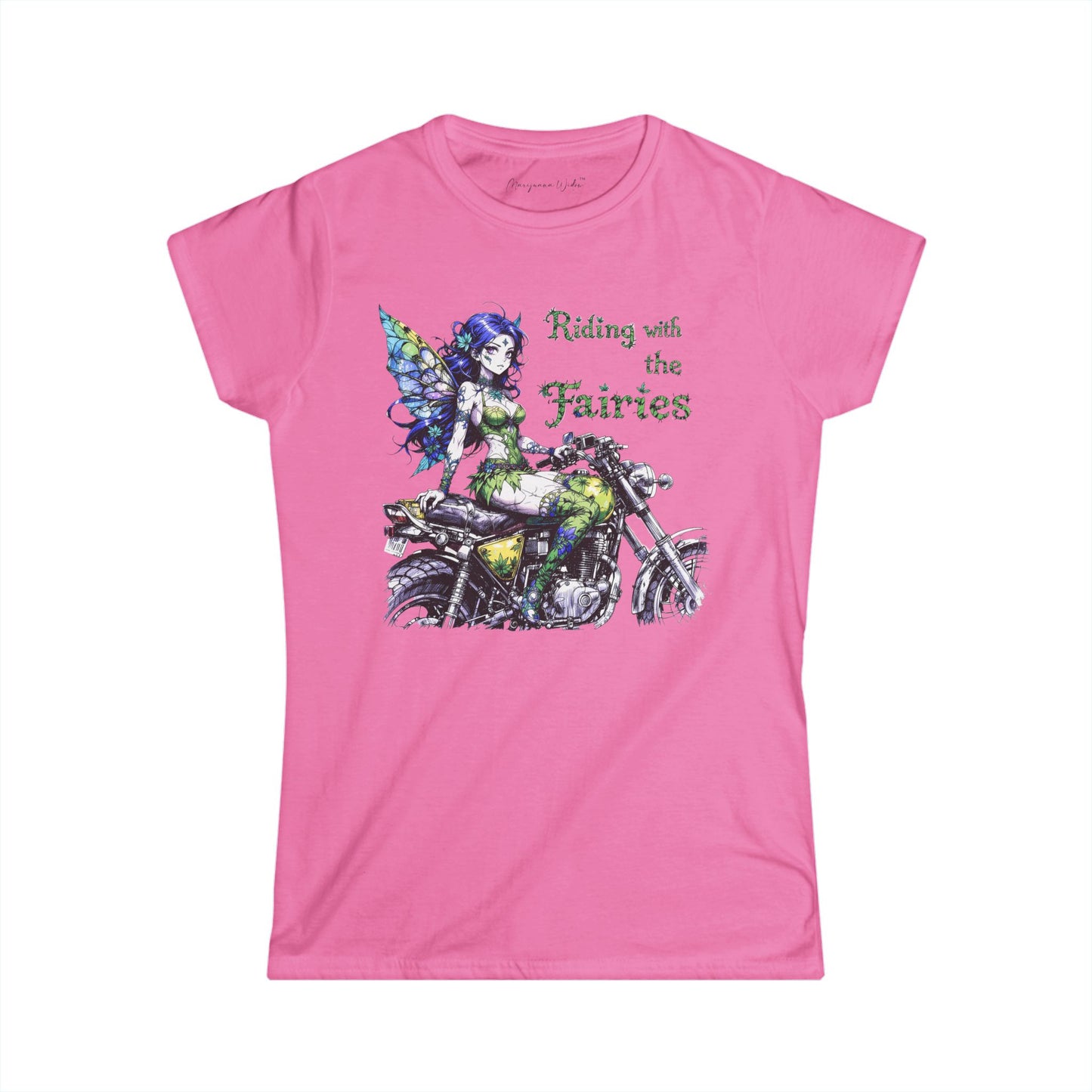 'Riding with the Fairies' Motorcycle Fairy - Fairy Anime - Women's Tee