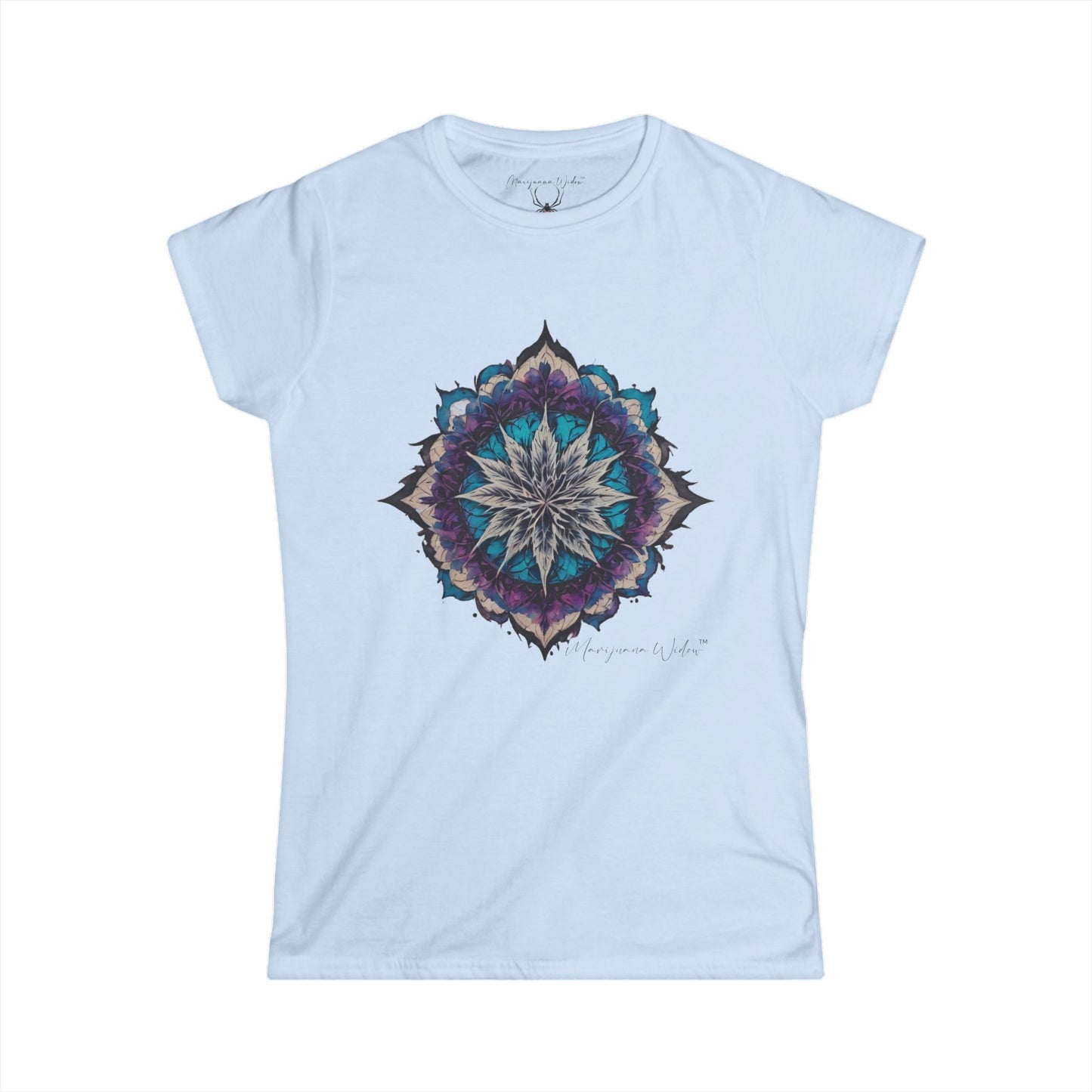Spiritual Journey in Purple and Blue — Women's Tee