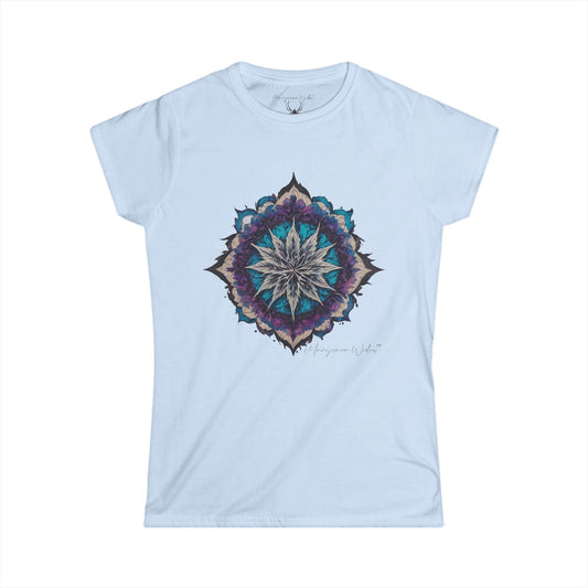 Spiritual Journey in Purple and Blue — Women's Tee