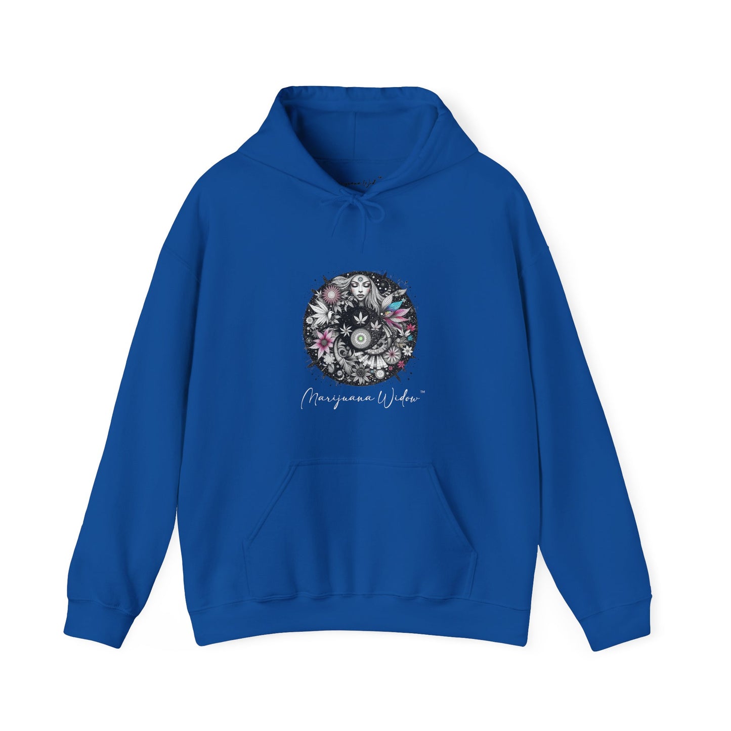 Angel Wings - Angel of Peace — Floral Gothic Spiritual Hoodie