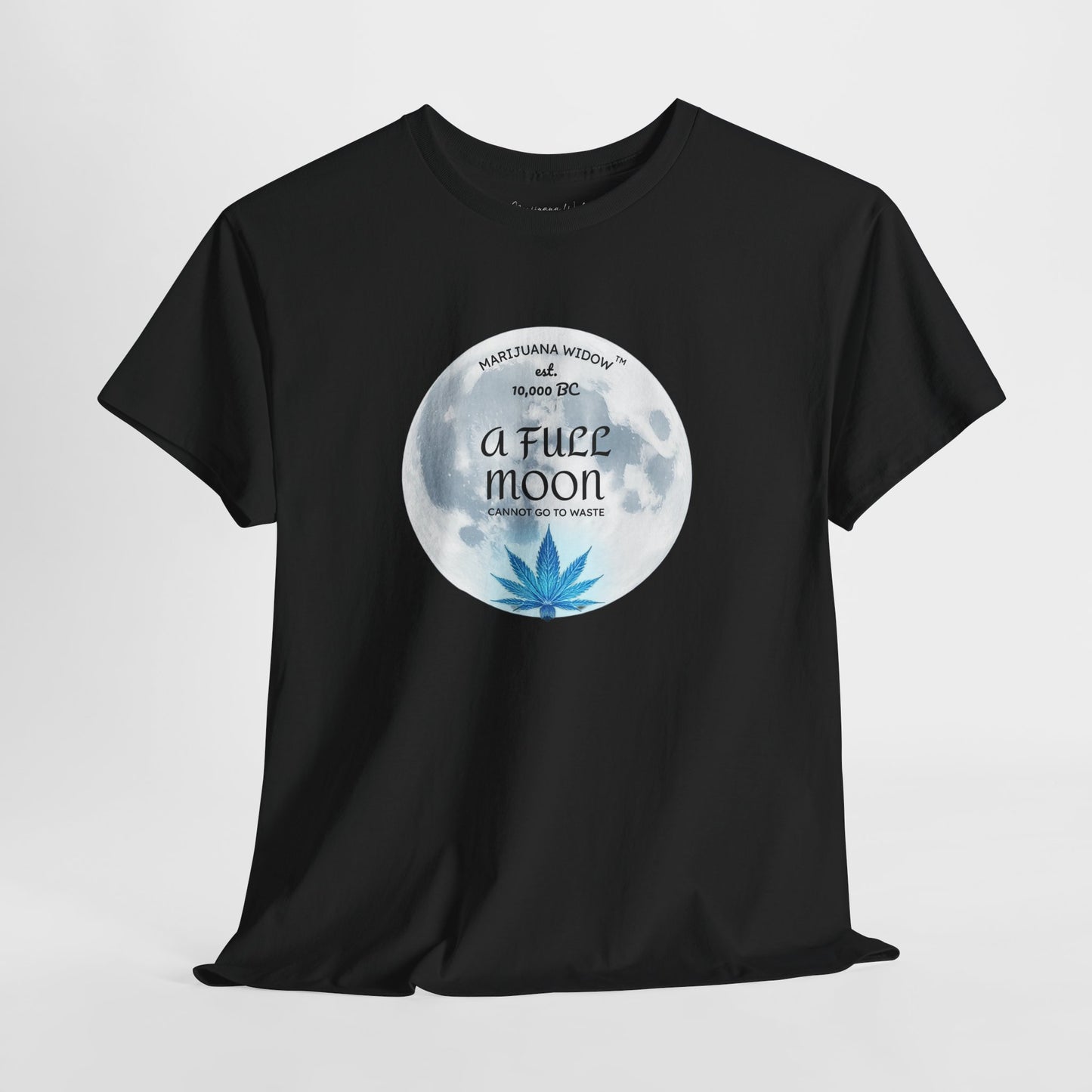Full Moon Marijuana Flower - Unisex T-shirt