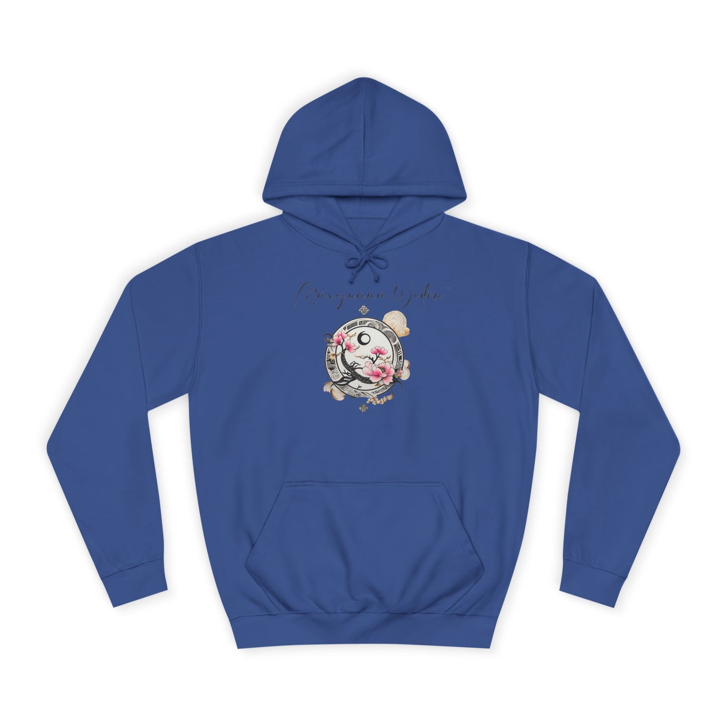 Ride the Dragon - Dragon Floral Hoodie - Japanese-Inspired Unisex Hoodie