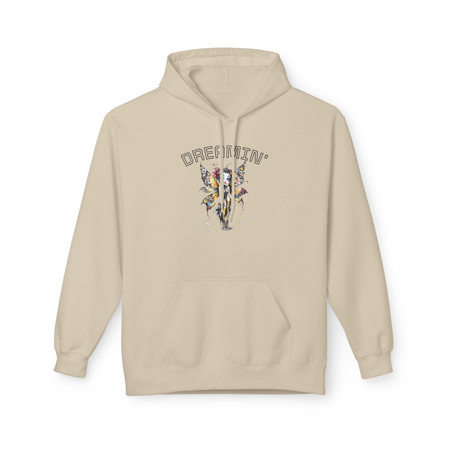 Goth Fairy - Dreamin' Floral Hoodie — Unisex Pullover