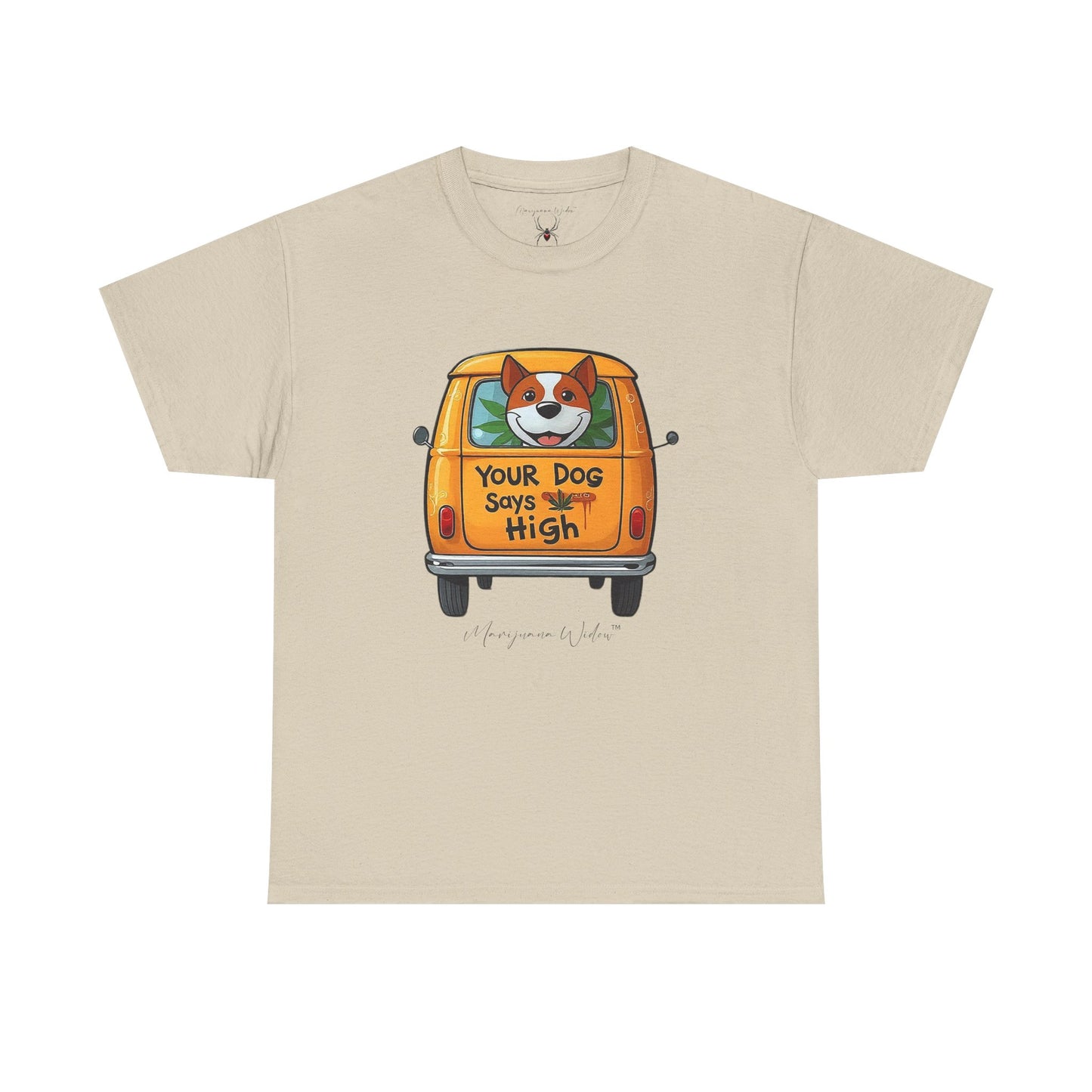 Camper Van High - Your Dog Says High Yellow Van - Unisex T-shirt