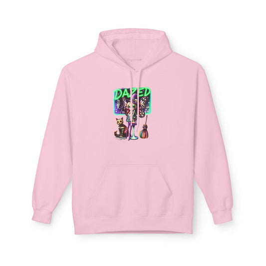 Halloween Fairy - Dazed - Retro Neon Unisex Hoodie - Marijuana Widow