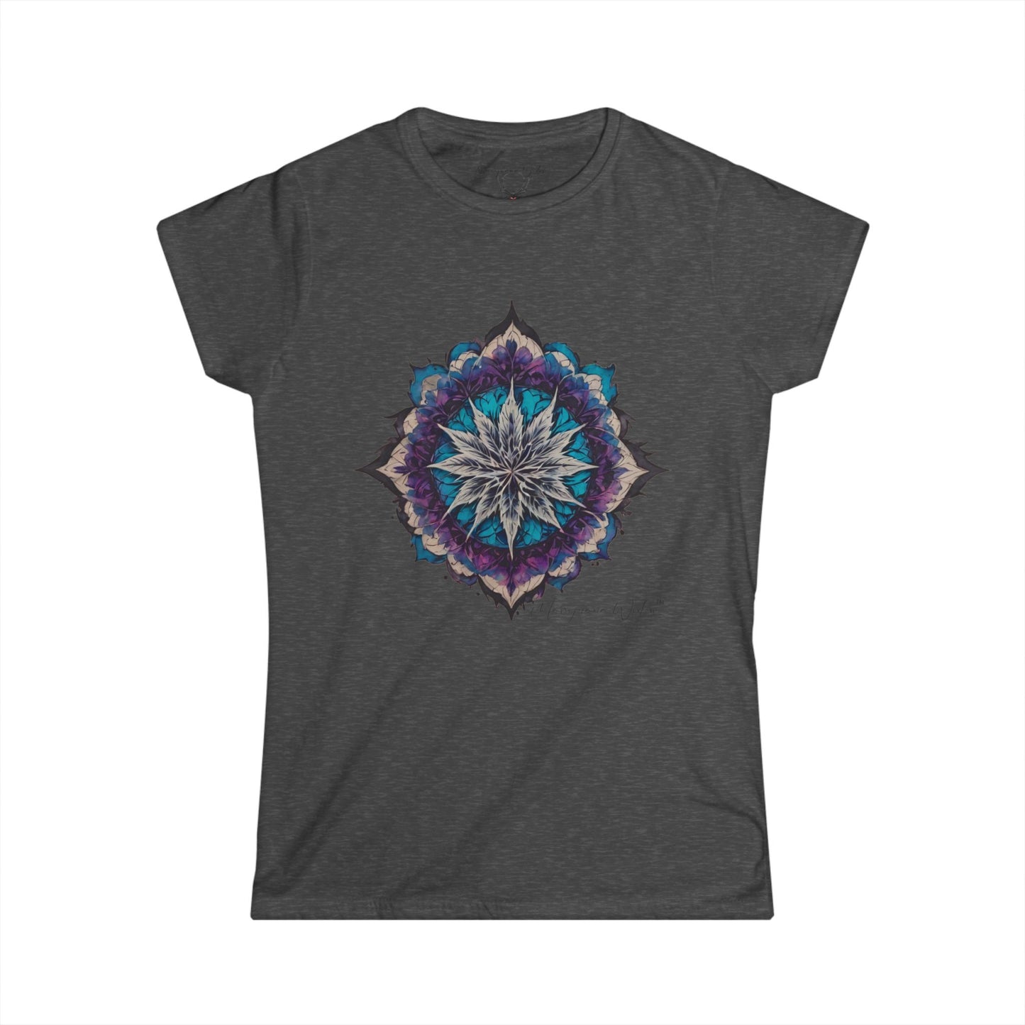 Spiritual Journey in Purple and Blue — Women's Tee