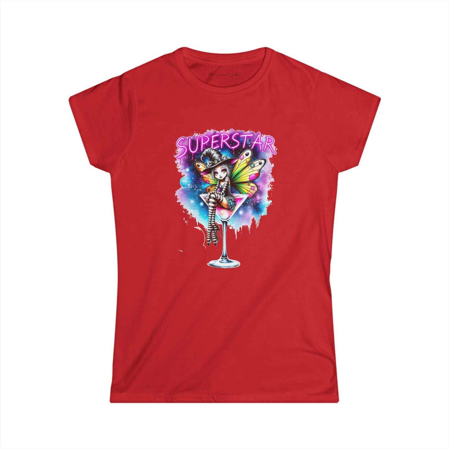 Halloween Fairy - Superstar - Fairy in a Glass - Women's Tee