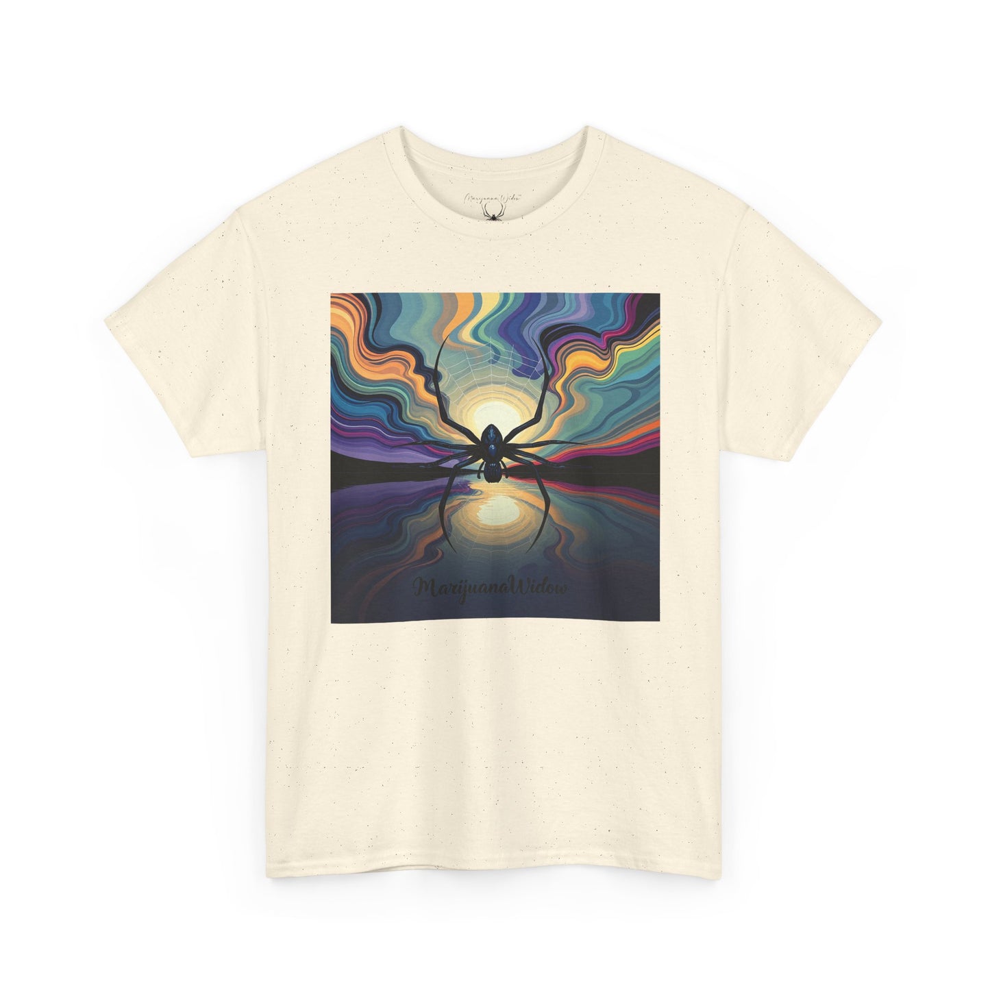 Psychedelic Sunset Spider - Unisex T-Shirt