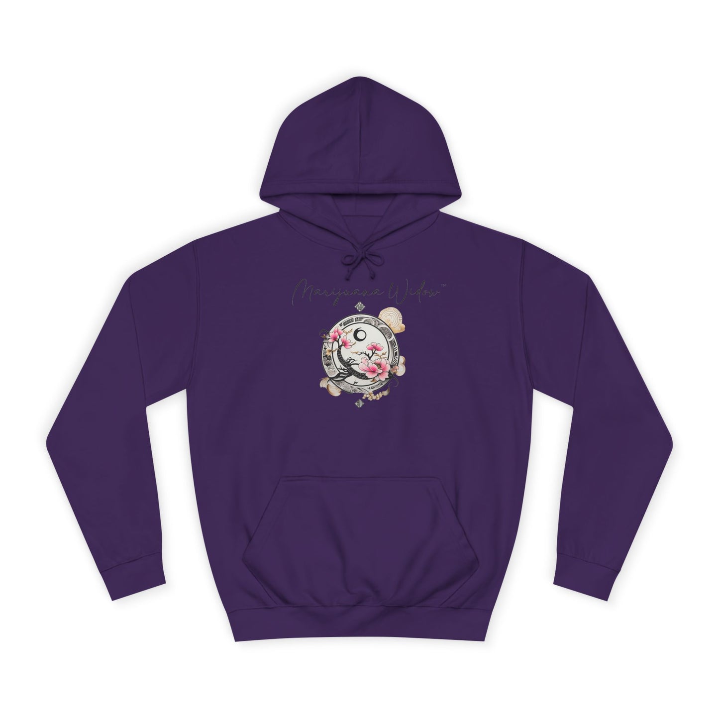Ride the Dragon - Dragon Floral Hoodie - Japanese-Inspired Unisex Hoodie