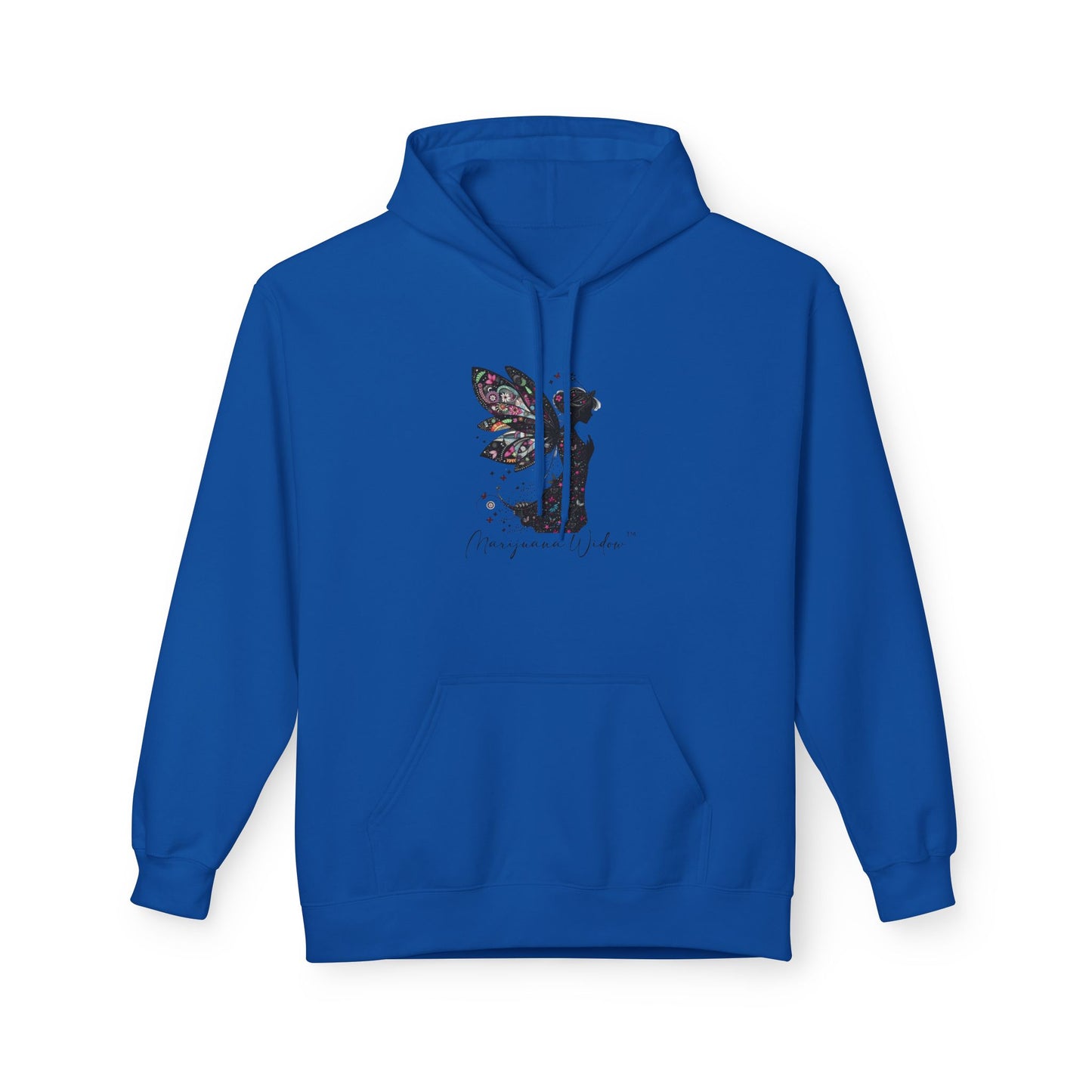 Praying for Peace - Fairy Butterfly Floral Wings Hoodie — Whimsical Butterfly Silhouette Pullover