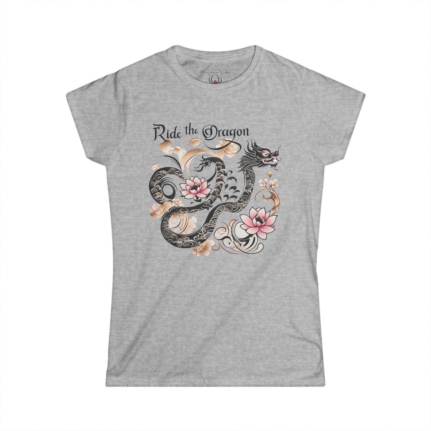 Ride the Dragon - Dragon & Cherry Blossom Women's Tee