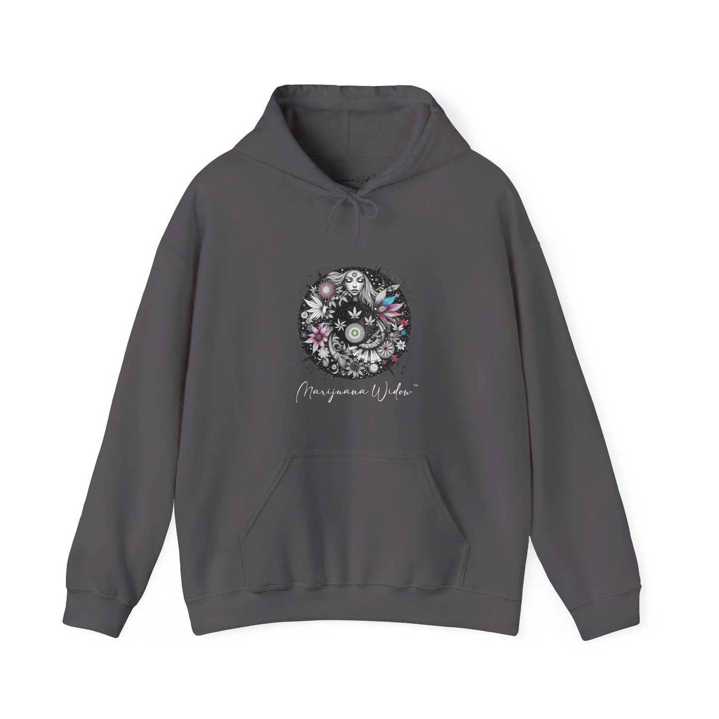 Angel Wings - Angel of Peace — Floral Gothic Spiritual Hoodie