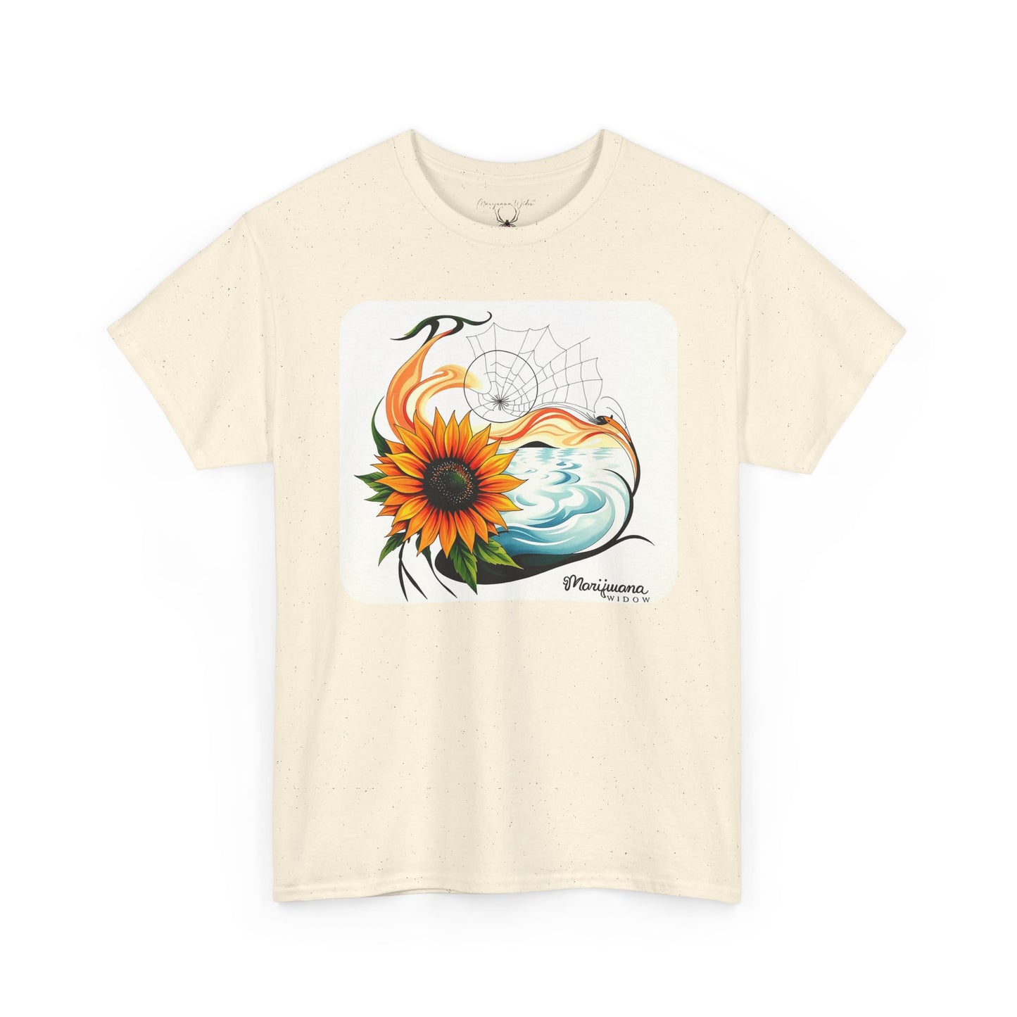Sunflower Wave T-Shirt — Dreamcatcher Ocean Floral - Unisex T-shirt