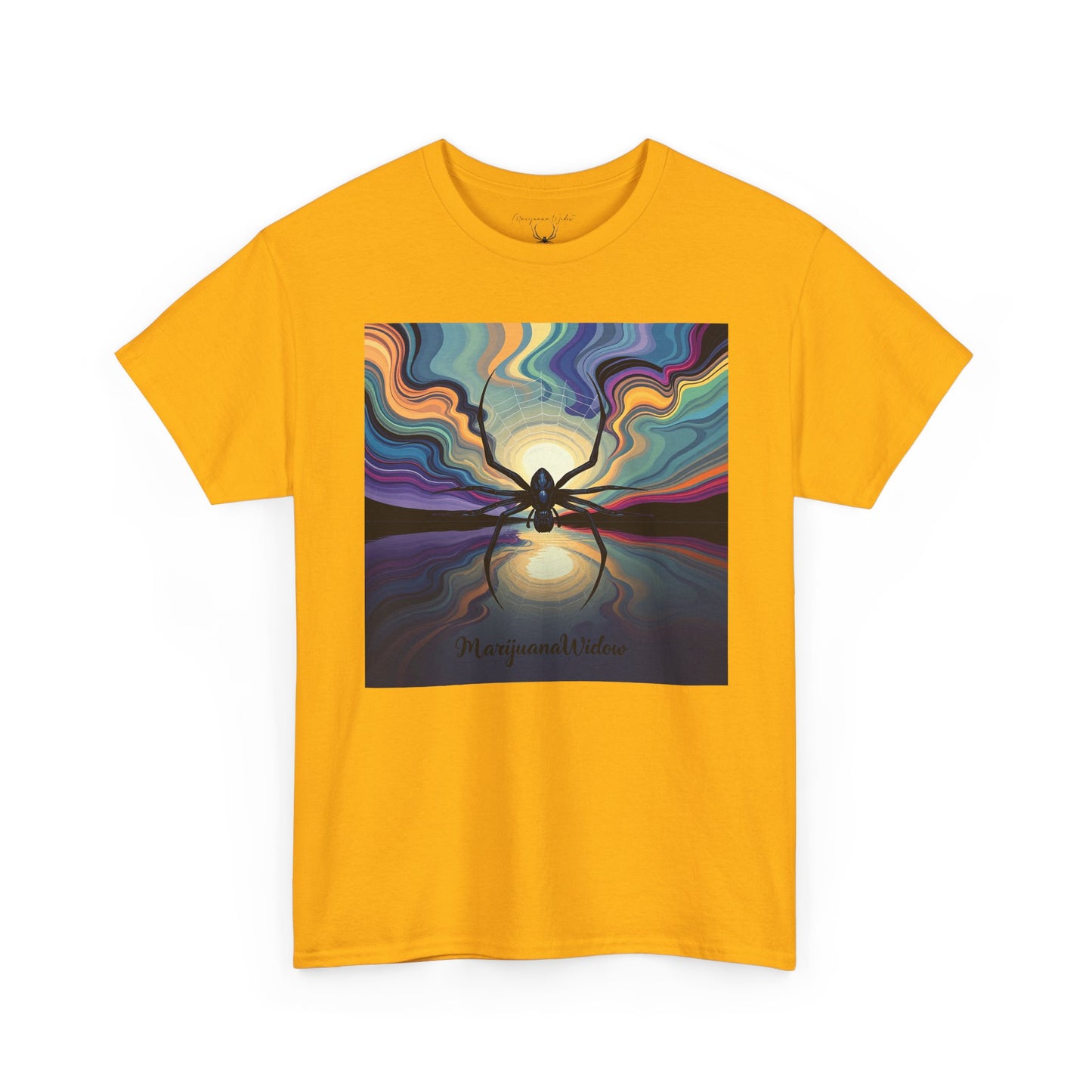 Psychedelic Sunset Spider - Unisex T-Shirt