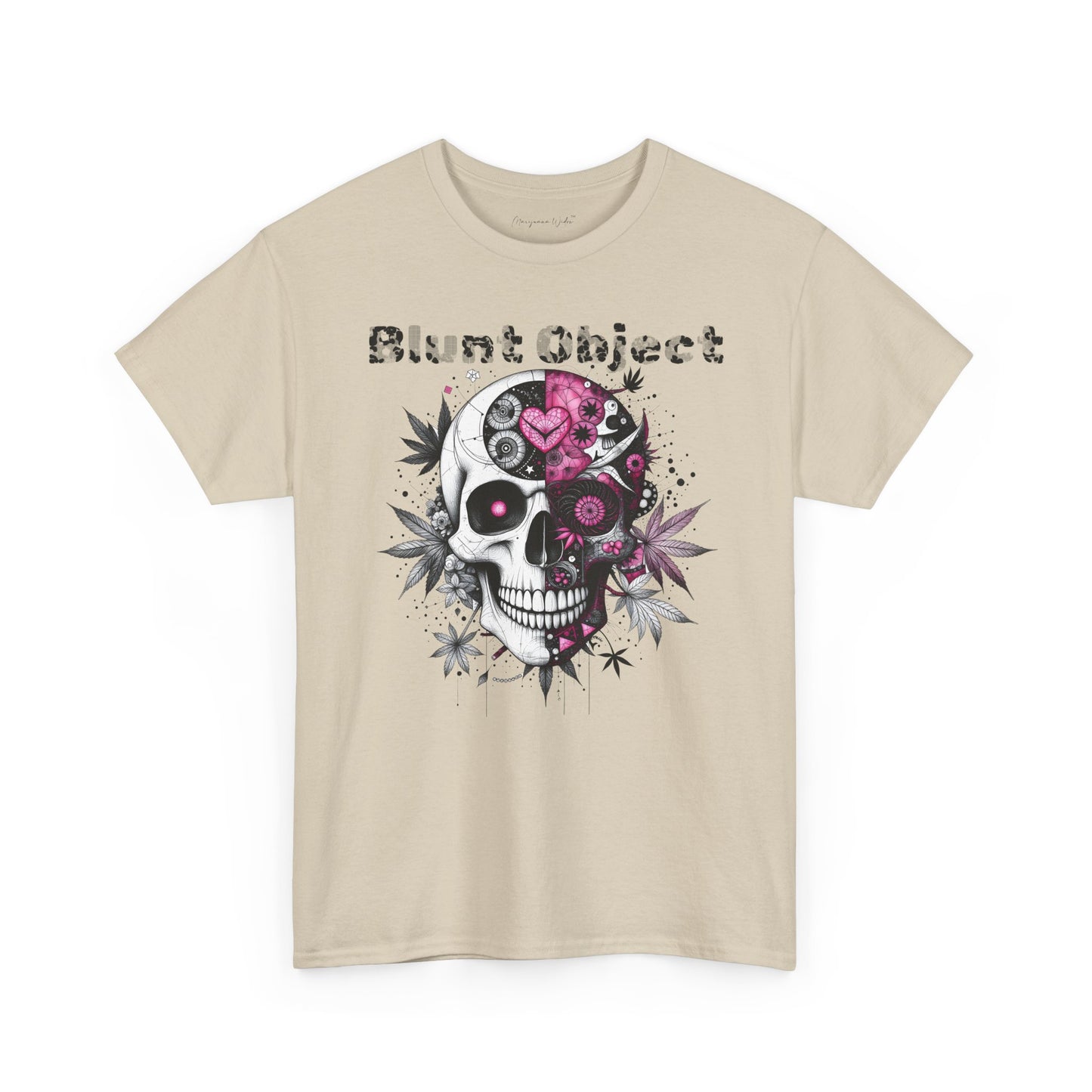 Blunt Object - Skull with Hearts Unisex Tee