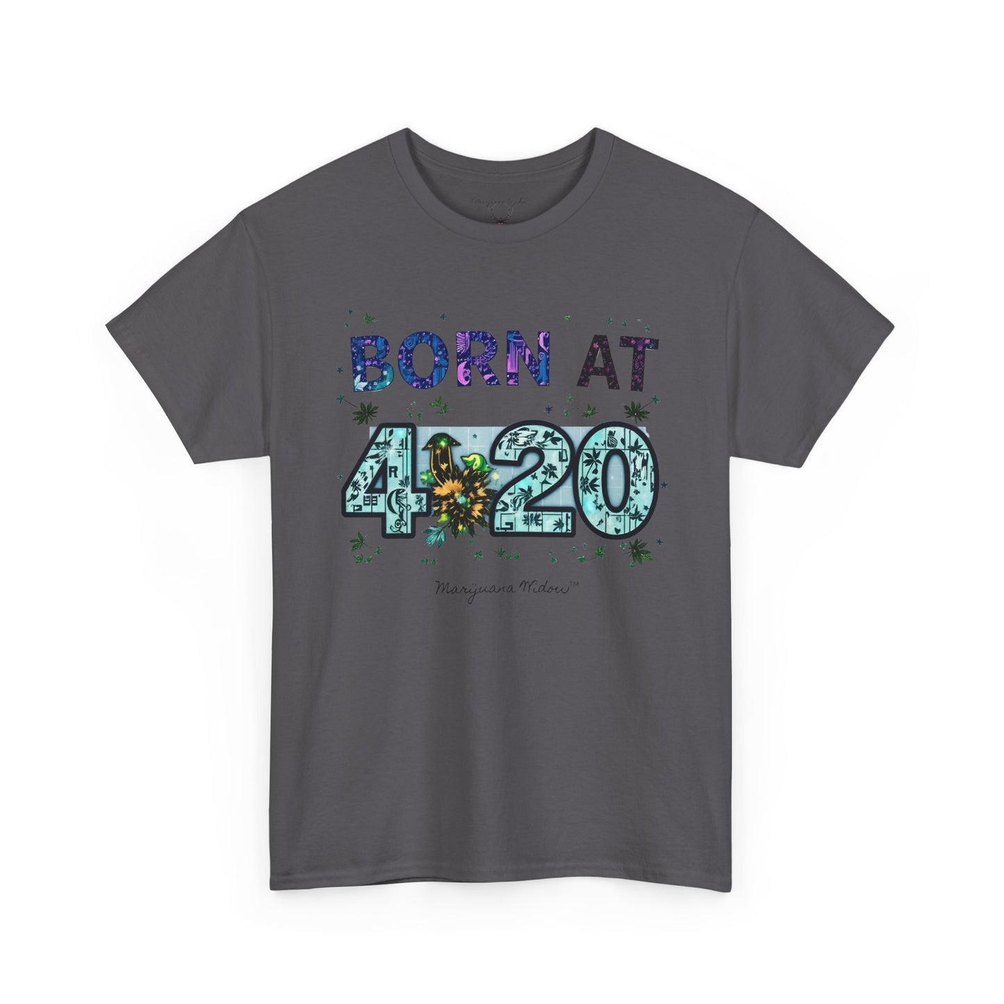 Born at 4/20 T-Shirt — Cannabis Birthday Tee