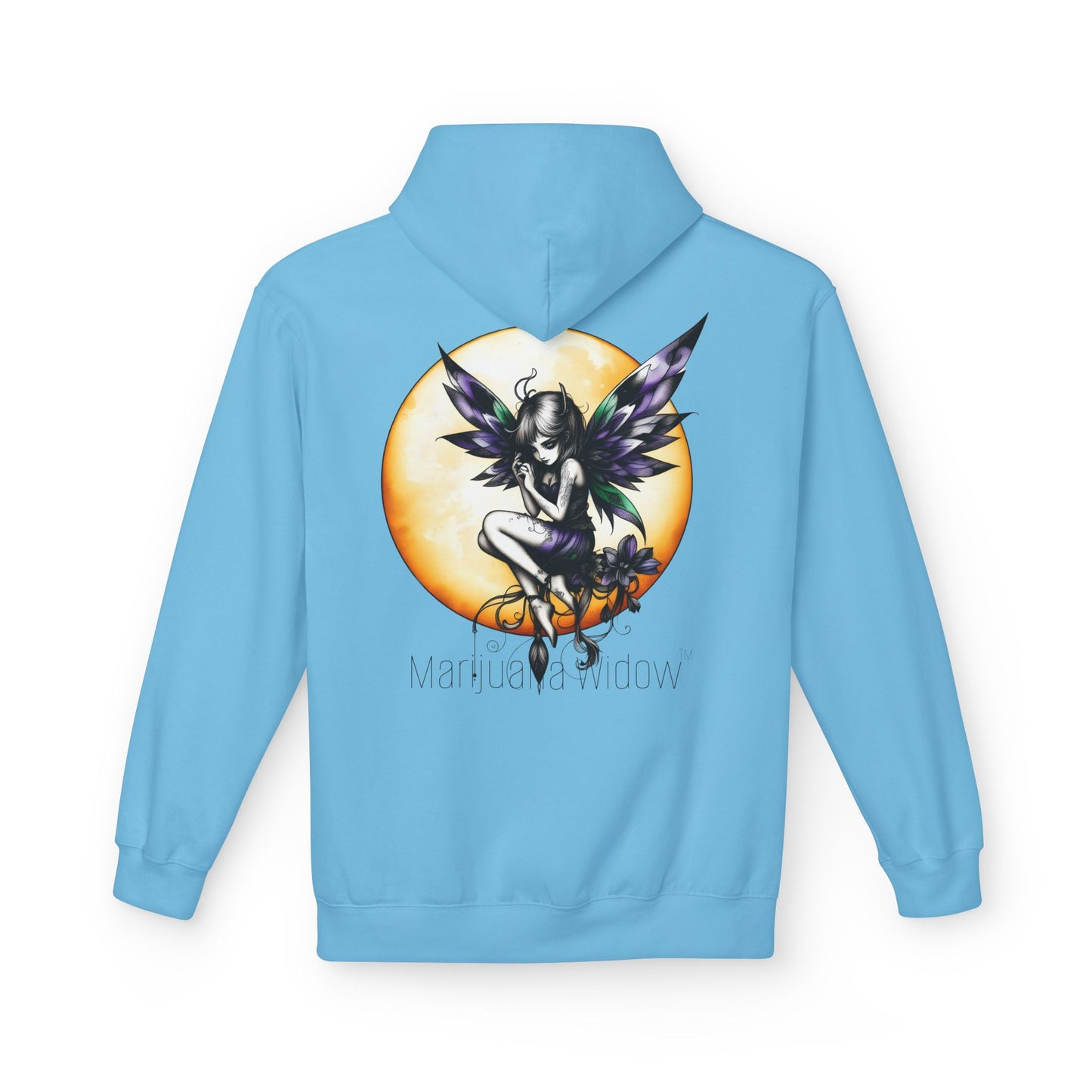 Little Girl in the Moon - Moonlight Fairy Hoodie — Whimsical Nighttime Fantasy Pullover