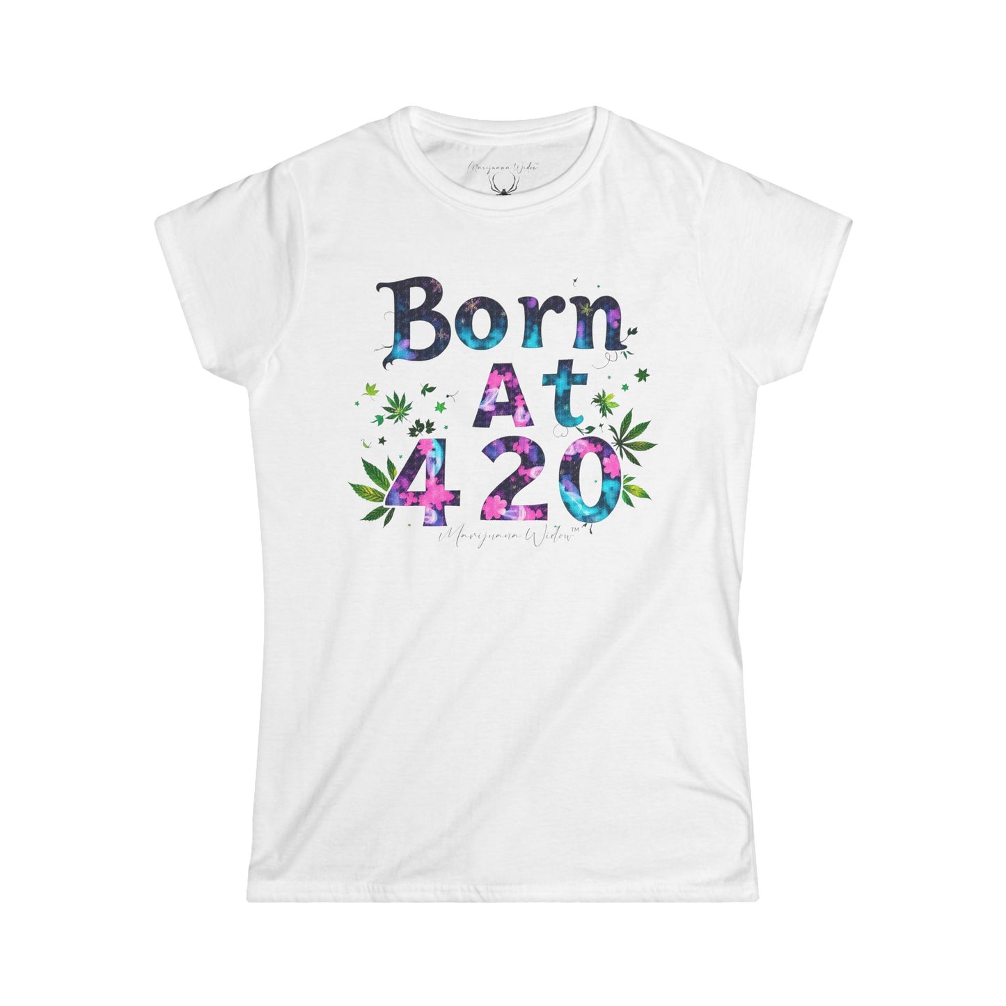 420 Vibes Women's Tee — Born at the Right Time for Easy, Laid-Back Fun