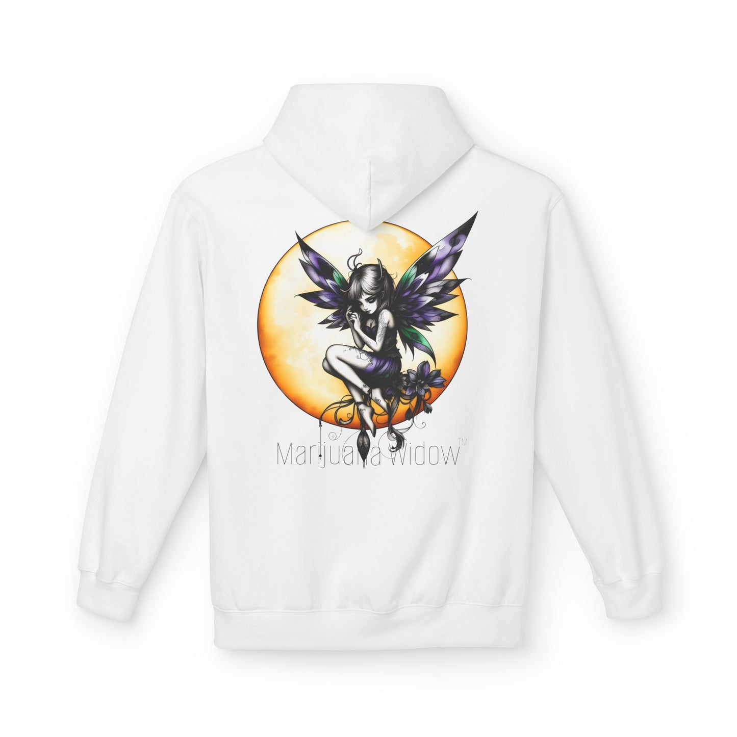Little Girl in the Moon - Moonlight Fairy Hoodie — Whimsical Nighttime Fantasy Pullover