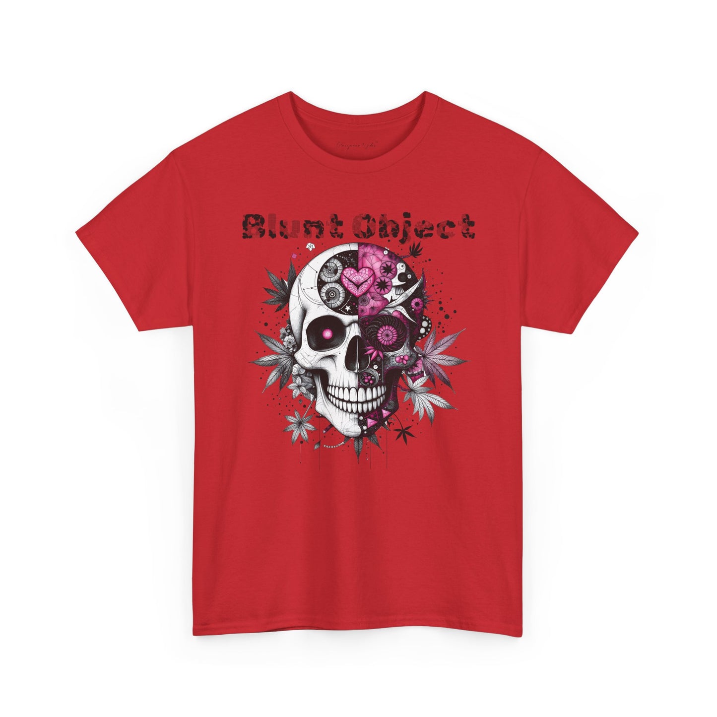 Blunt Object - Skull with Hearts Unisex Tee
