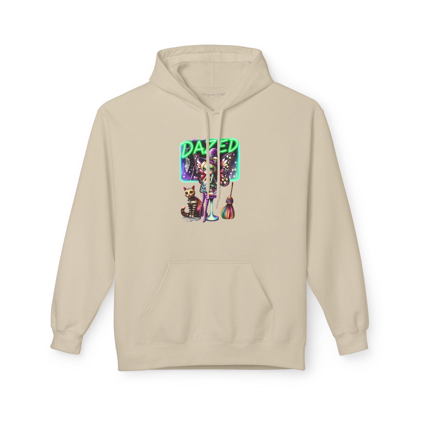 Halloween Fairy - Dazed - Retro Neon Unisex Hoodie