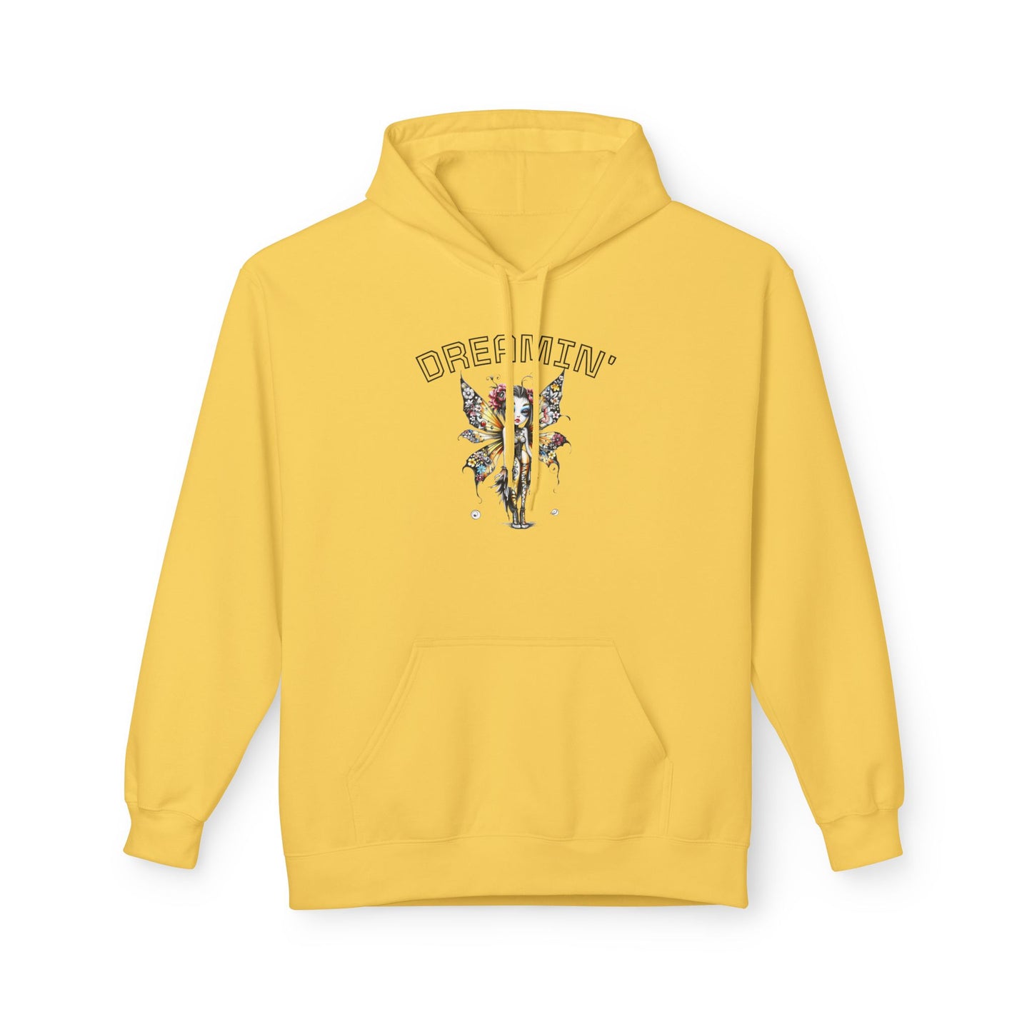 Goth Fairy - Dreamin' Floral Hoodie — Unisex Pullover