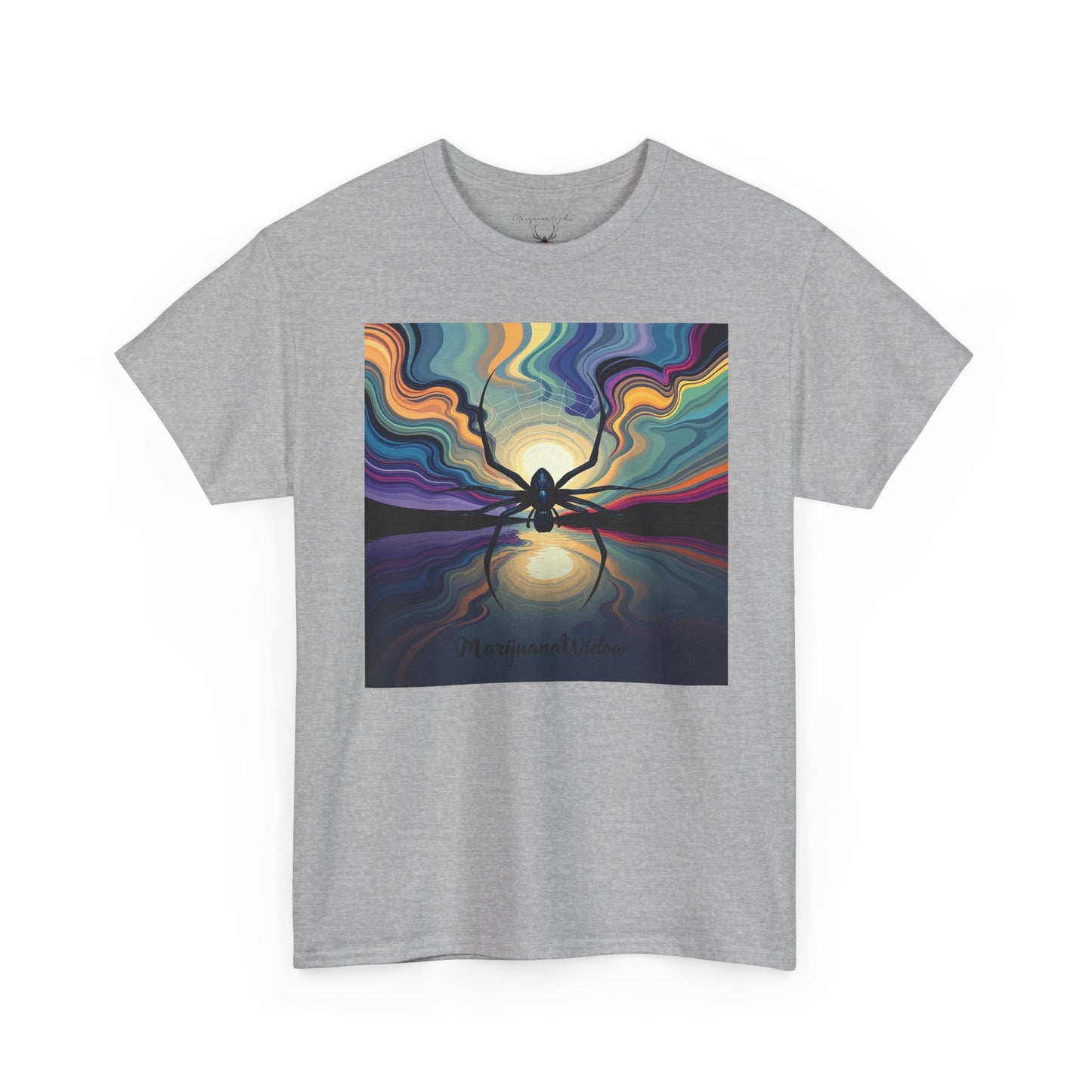 Psychedelic Sunset Spider - Unisex T-Shirt