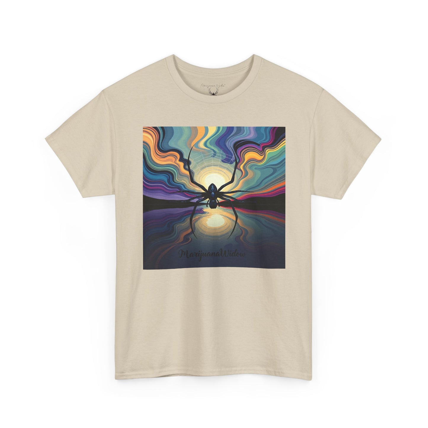 Psychedelic Sunset Spider - Unisex T-Shirt