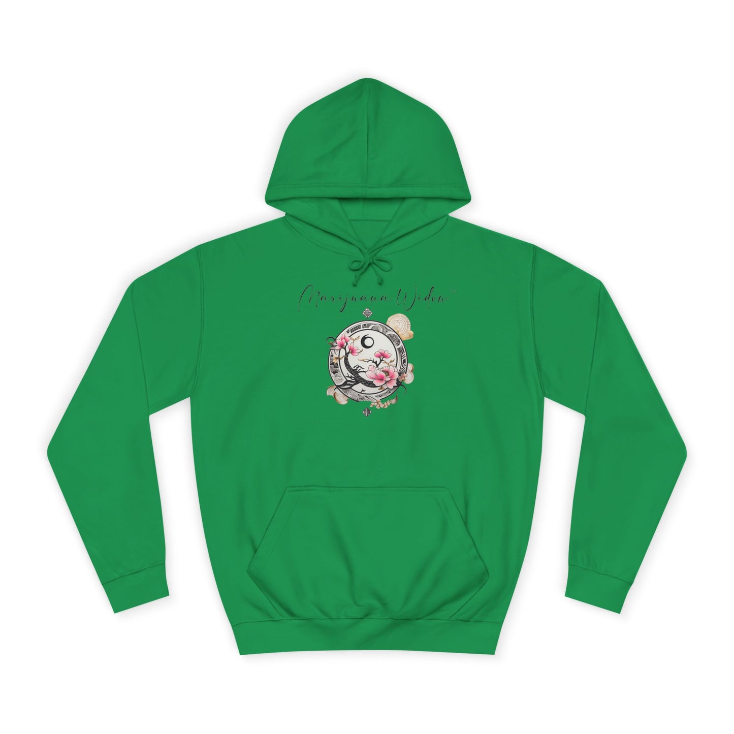 Ride the Dragon - Dragon Floral Hoodie - Japanese-Inspired Unisex Hoodie