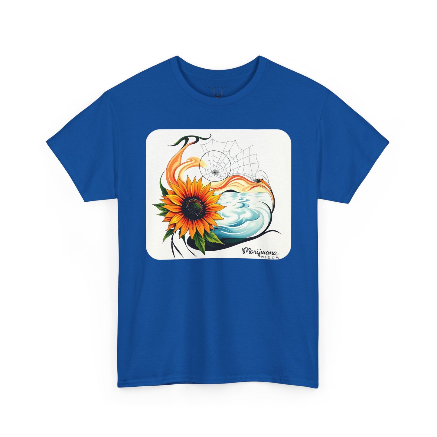 Sunflower Wave T-Shirt — Dreamcatcher Ocean Floral - Unisex T-shirt